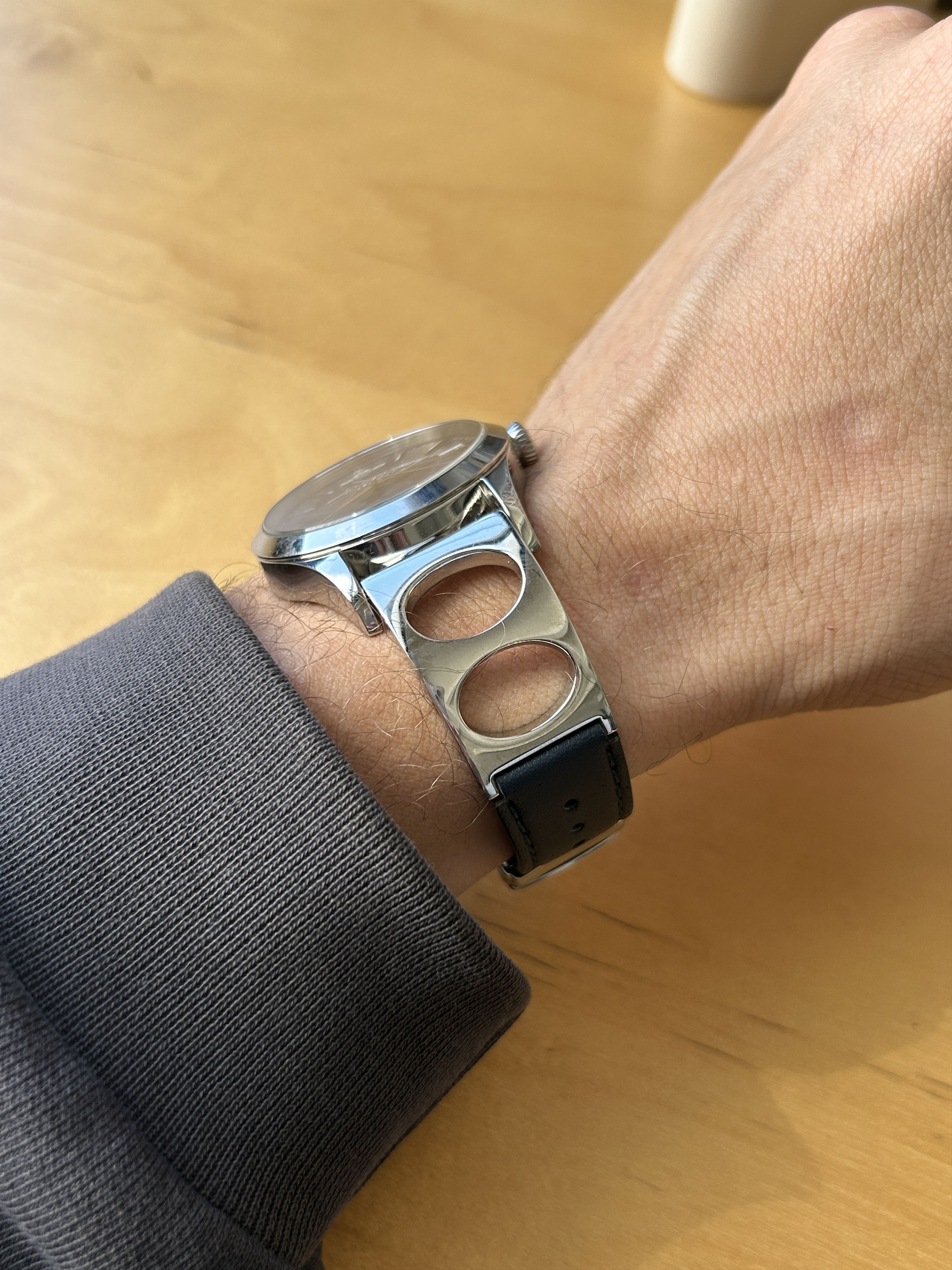 Vivienne Westwood 1,920$ japan Exclusive Watch ! half steel half leather Size ONE SIZE - 2 Thumbnail