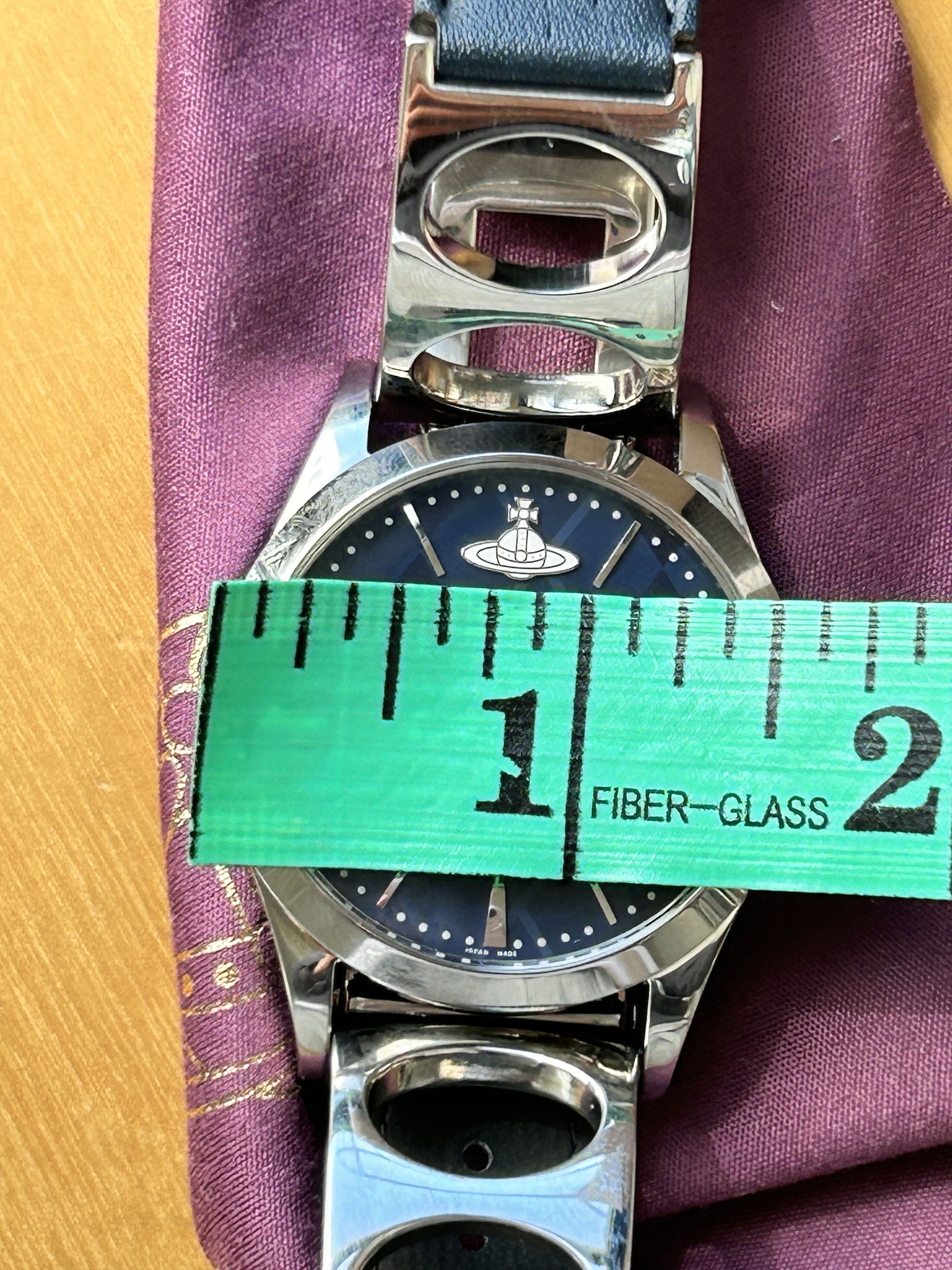Vivienne Westwood 1,920$ japan Exclusive Watch ! half steel half leather Size ONE SIZE - 20 Thumbnail