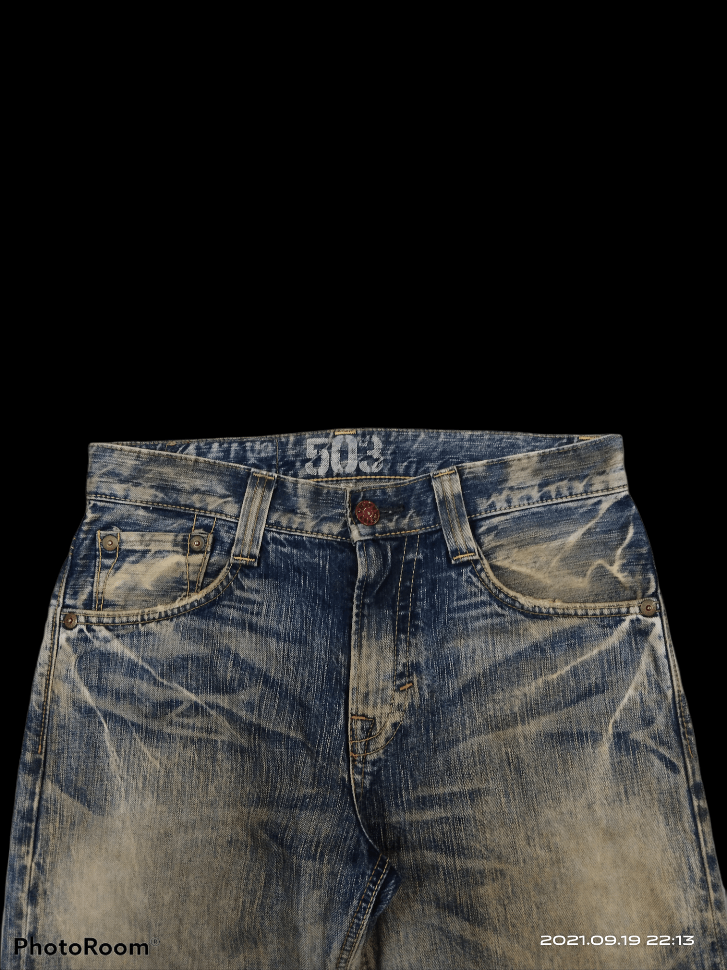 Other THRASHED EDWIN BLUE TRIP MADE IN JAPAN DENIM PANTS Size US 30 / EU 46 - 3 Thumbnail