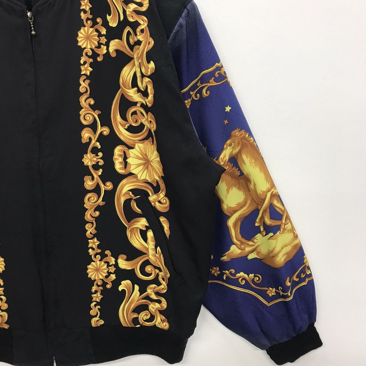 Japanese Brand × Vintage Rare!! Alpha Scene Bomber Jacket Royalty Nice Graphic Size US XL / EU 56 / 4 - 5 Thumbnail