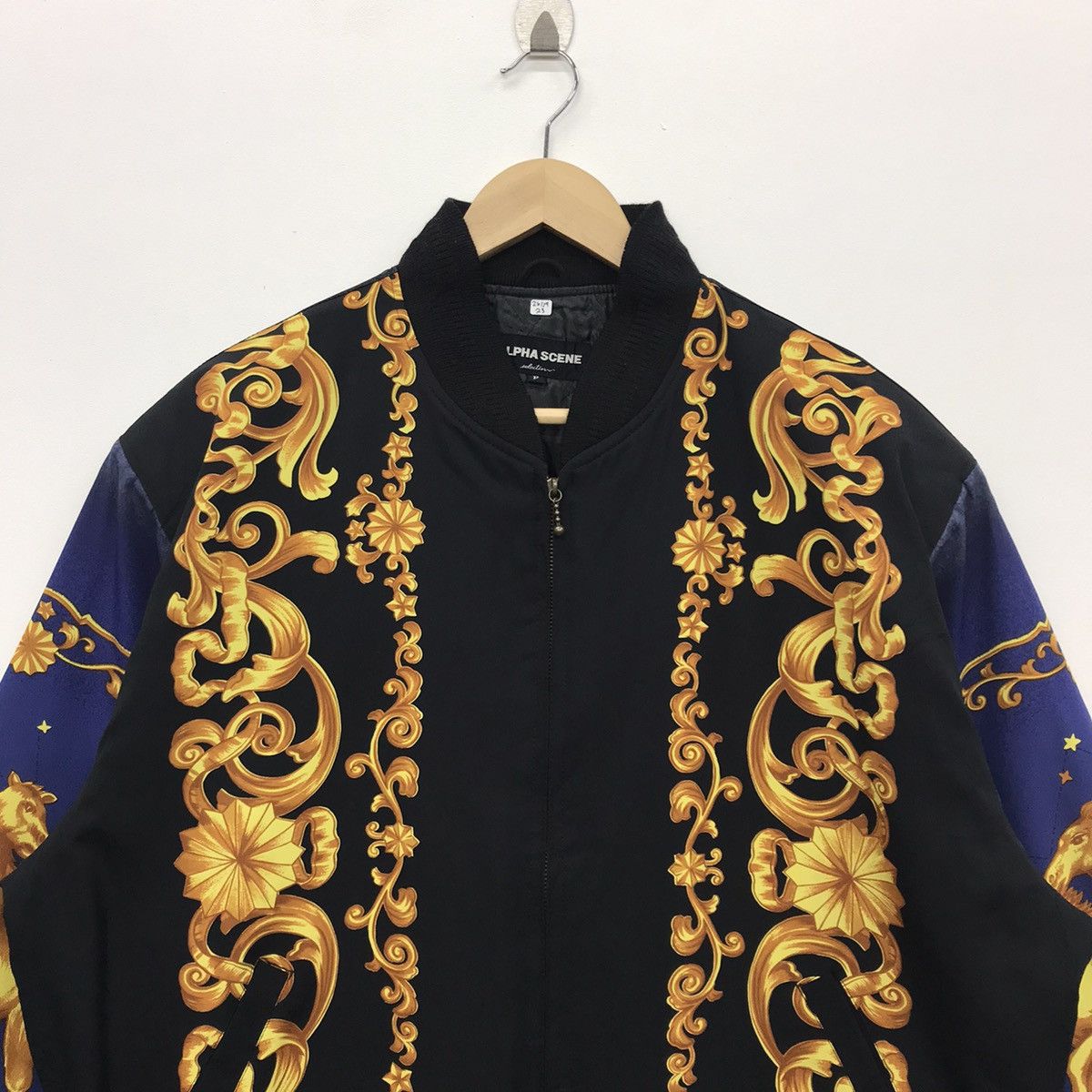 Japanese Brand × Vintage Rare!! Alpha Scene Bomber Jacket Royalty Nice Graphic Size US XL / EU 56 / 4 - 3 Thumbnail