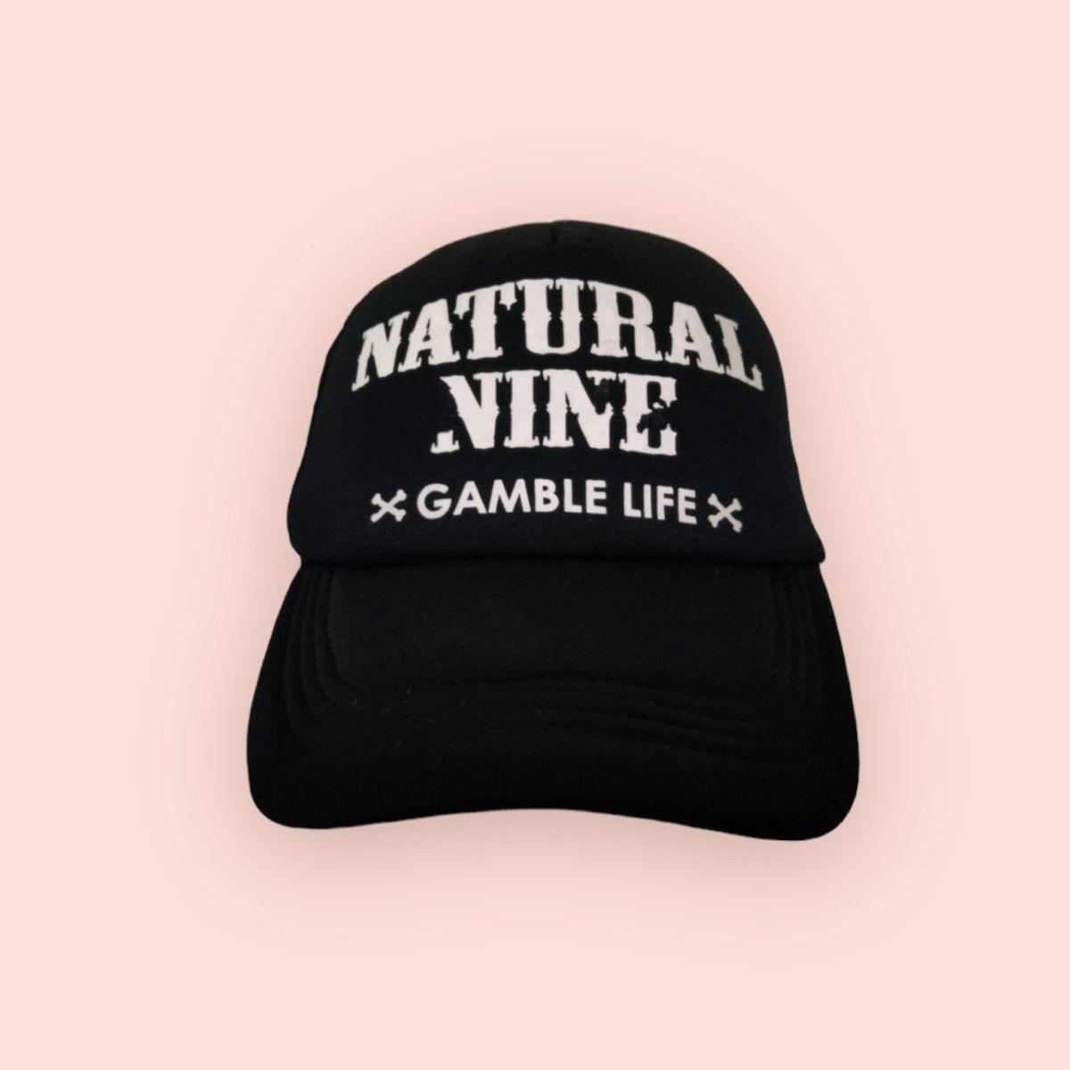 image of Trucker Hat Natural Nine Trucker Snapback in Black, Men's