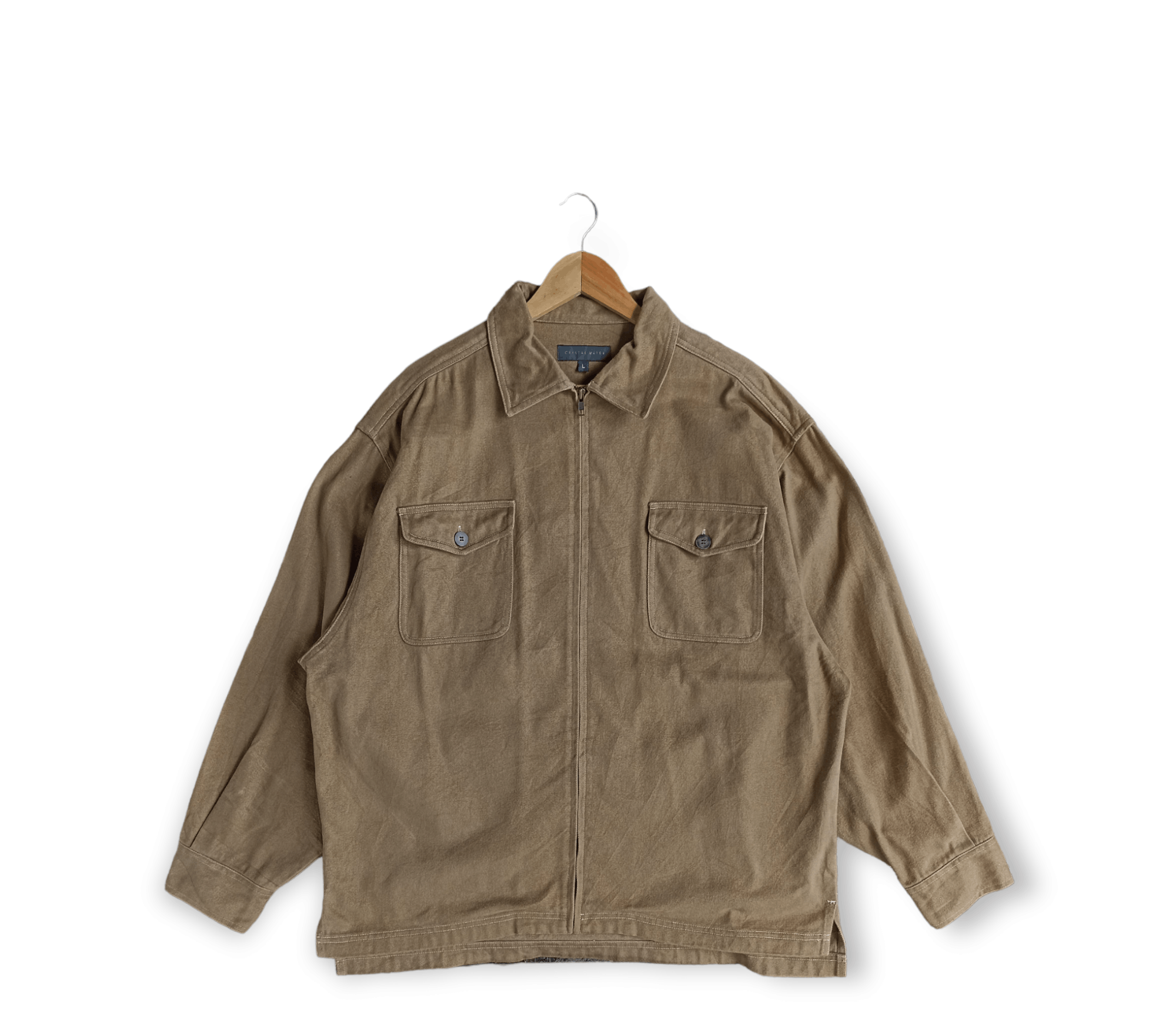 Japanese Brand × Vintage Vintage Crystal Water Baggy Boxy Jacket Size US L / EU 52-54 / 3 - 1 Thumbnail