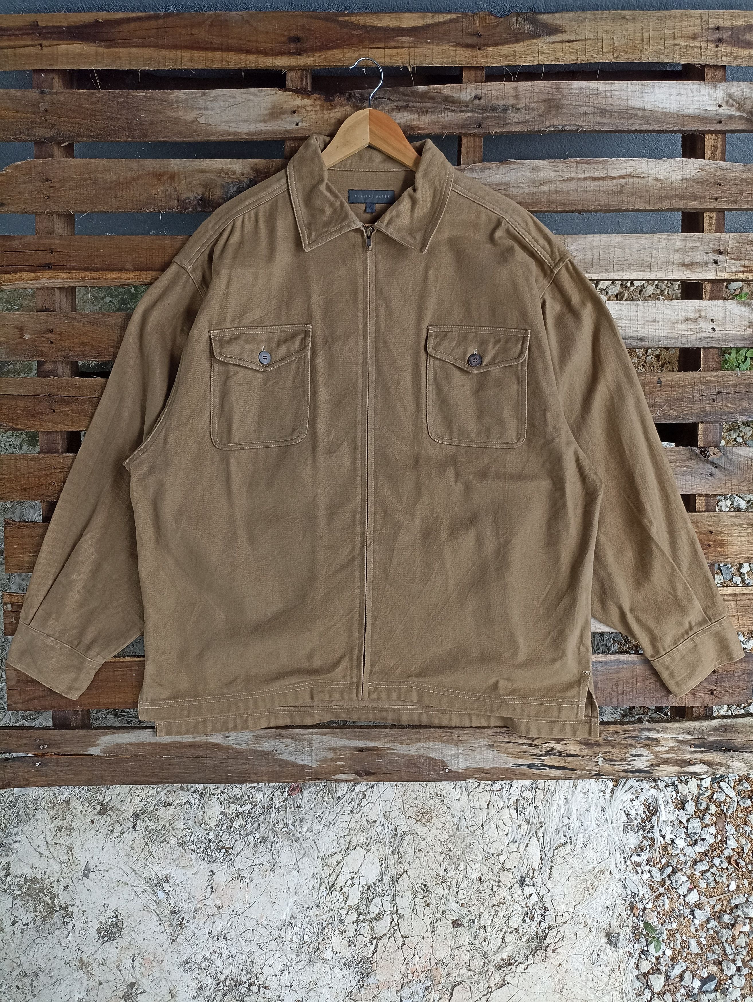 Japanese Brand × Vintage Vintage Crystal Water Baggy Boxy Jacket Size US L / EU 52-54 / 3 - 2 Thumbnail
