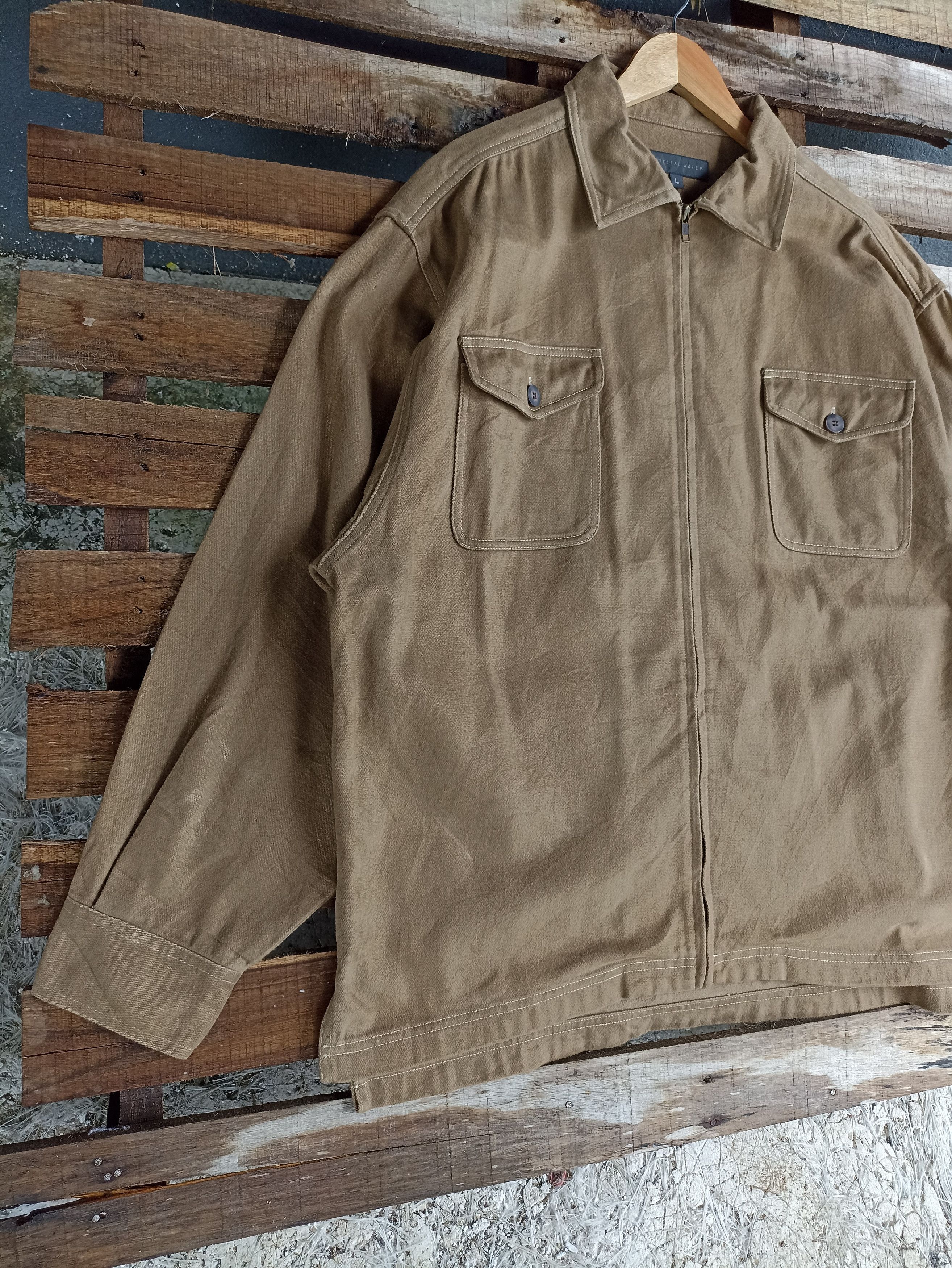 Japanese Brand × Vintage Vintage Crystal Water Baggy Boxy Jacket Size US L / EU 52-54 / 3 - 4 Thumbnail