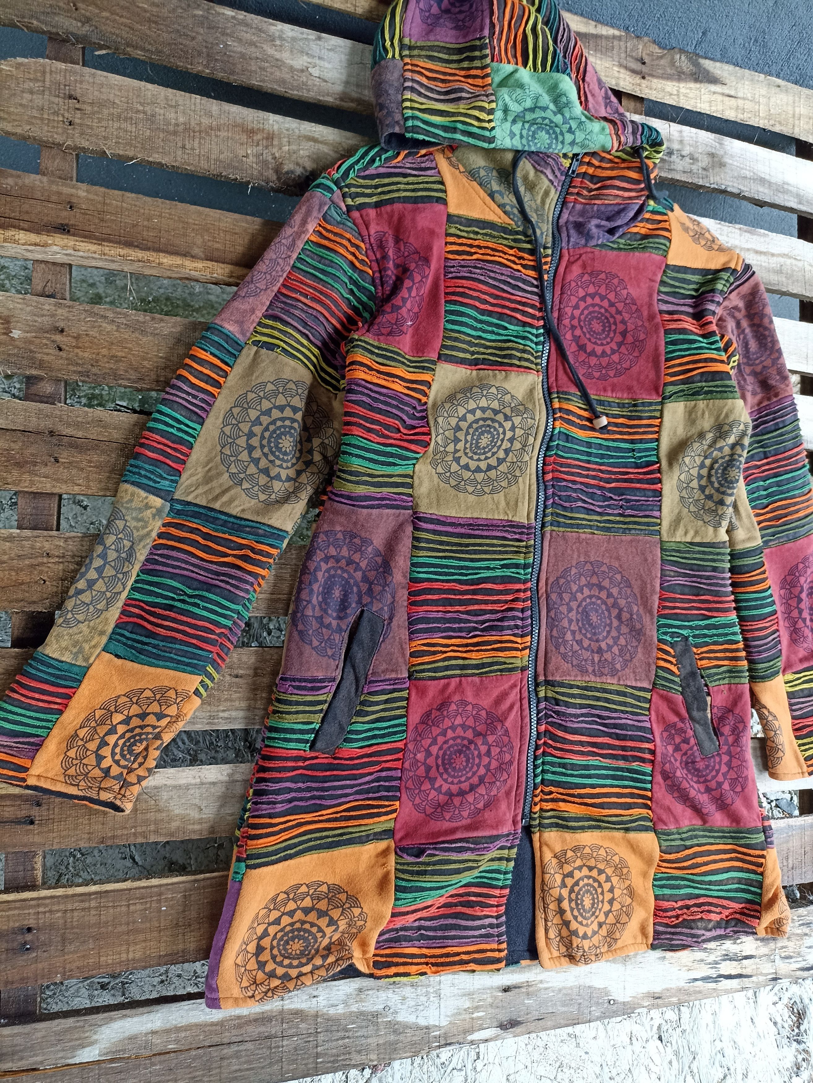 Japanese Brand × Vintage Vintage Mode Aslan Patchwork Hoodie Size US M / EU 48-50 / 2 - 4 Thumbnail