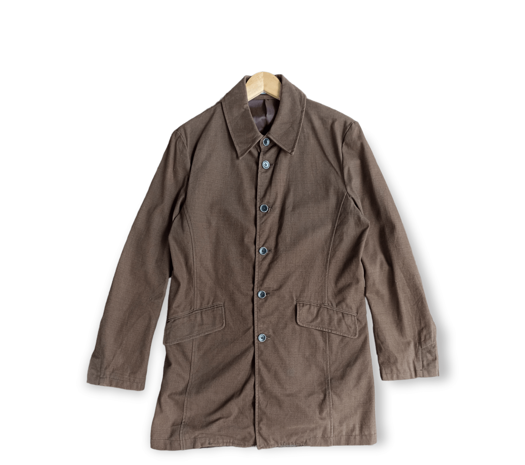image of Tornado Mart Denim Long Jacket, Men's (Size Medium)