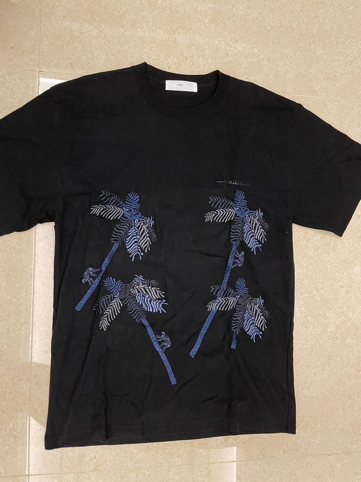 Toga UNWORN* Toga virilis embroidered palm tree cotton tee Size US M / EU 48-50 / 2 - 3 Thumbnail