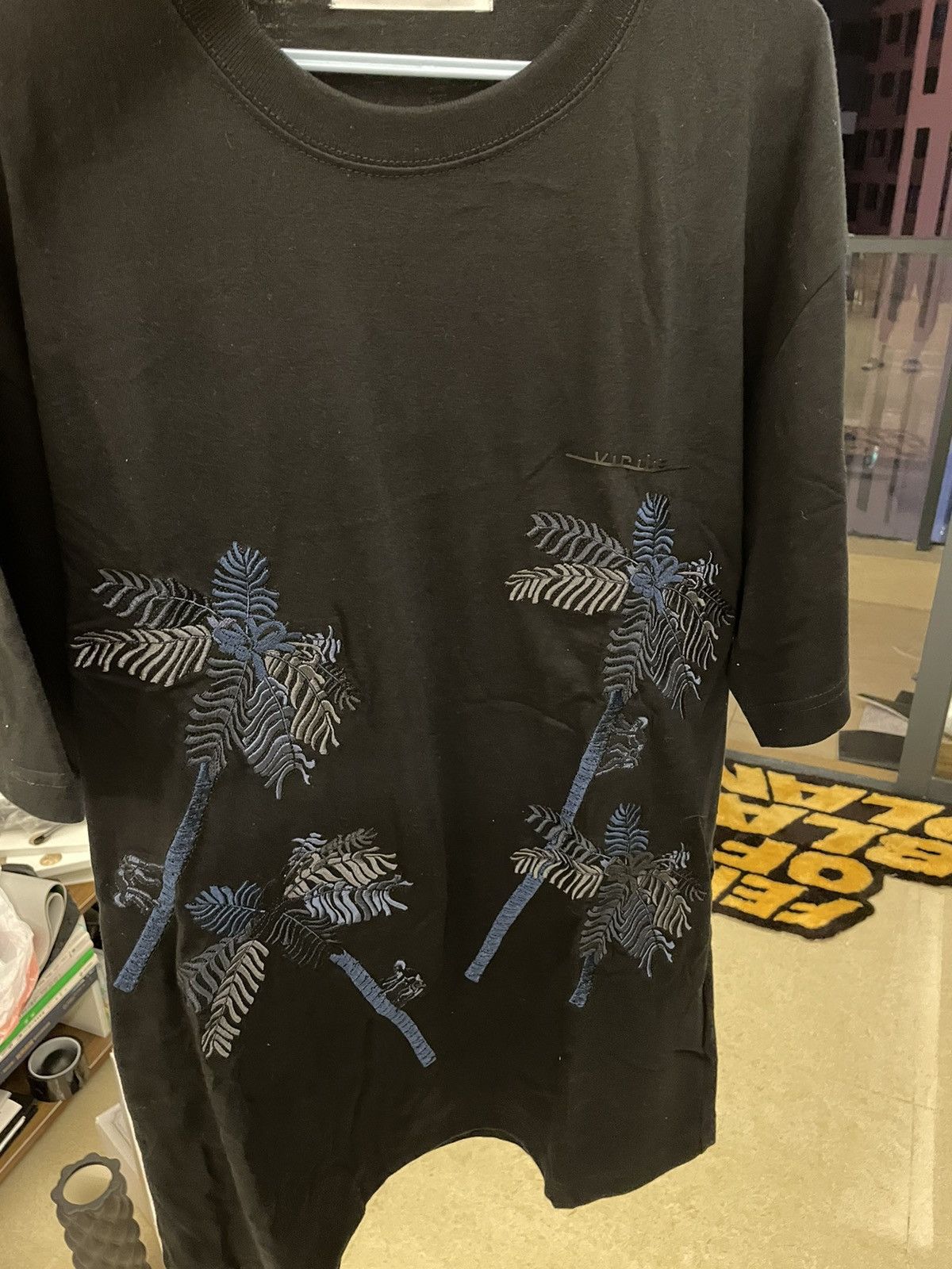 Toga UNWORN* Toga virilis embroidered palm tree cotton tee Size US M / EU 48-50 / 2 - 6 Thumbnail