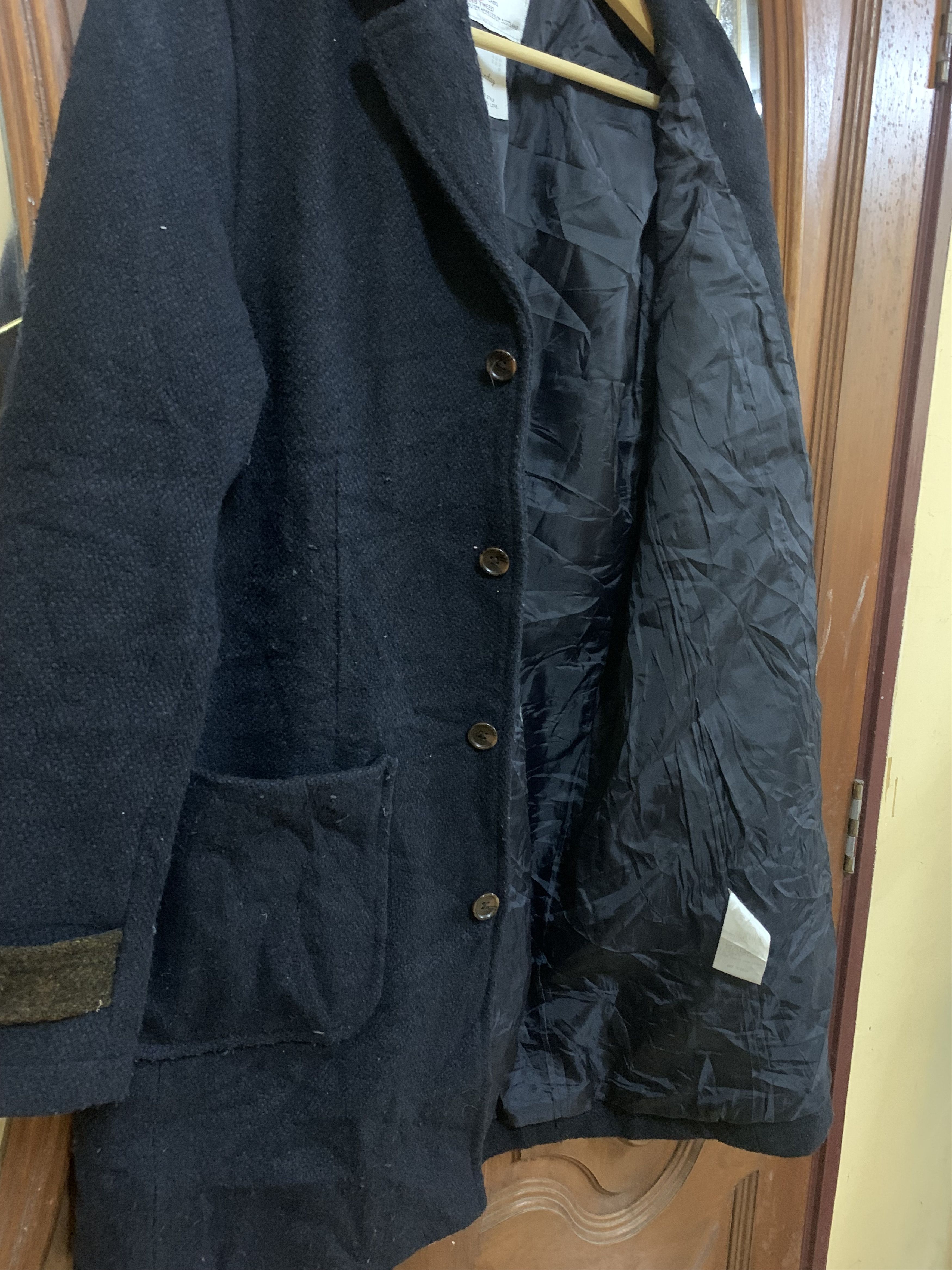 Harris Tweed Harris Tweed Wool Trench Coat Size US L / EU 52-54 / 3 - 7 Thumbnail