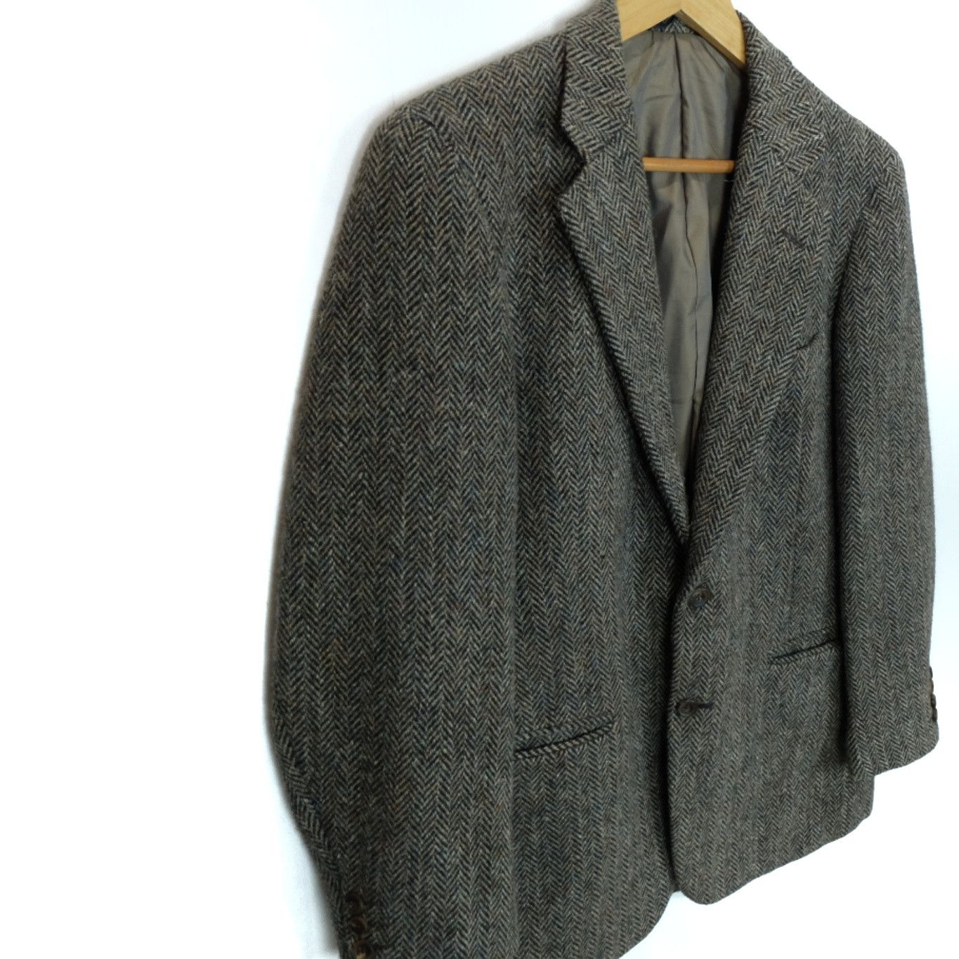 Harris Tweed Vintage 90's HARRIS TWEED Scottish Wool Blazer Smart Coat Size US M / EU 48-50 / 2 - 3 Thumbnail