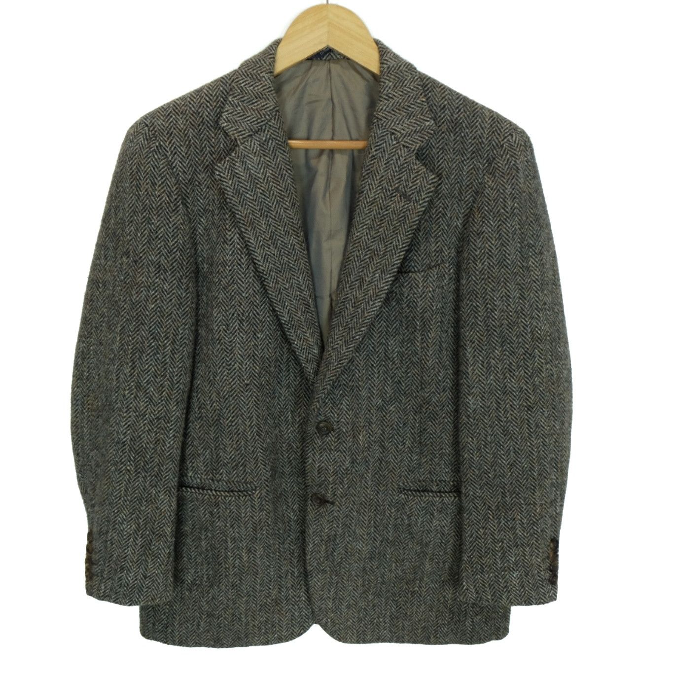 Harris Tweed Vintage 90's HARRIS TWEED Scottish Wool Blazer Smart Coat Size US M / EU 48-50 / 2 - 2 Thumbnail