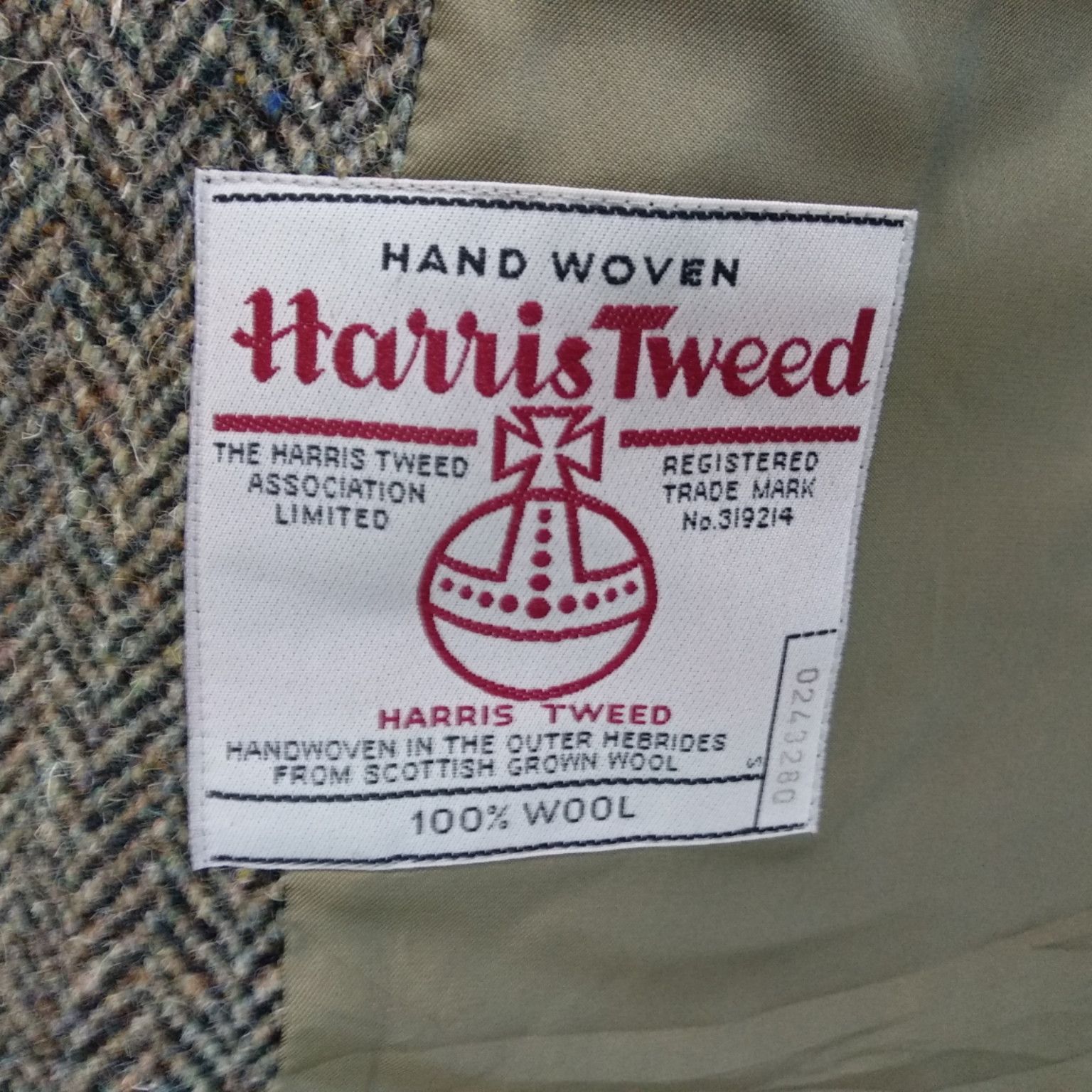 Harris Tweed Vintage 90's HARRIS TWEED Scottish Wool Blazer Smart Coat Size US M / EU 48-50 / 2 - 9 Thumbnail