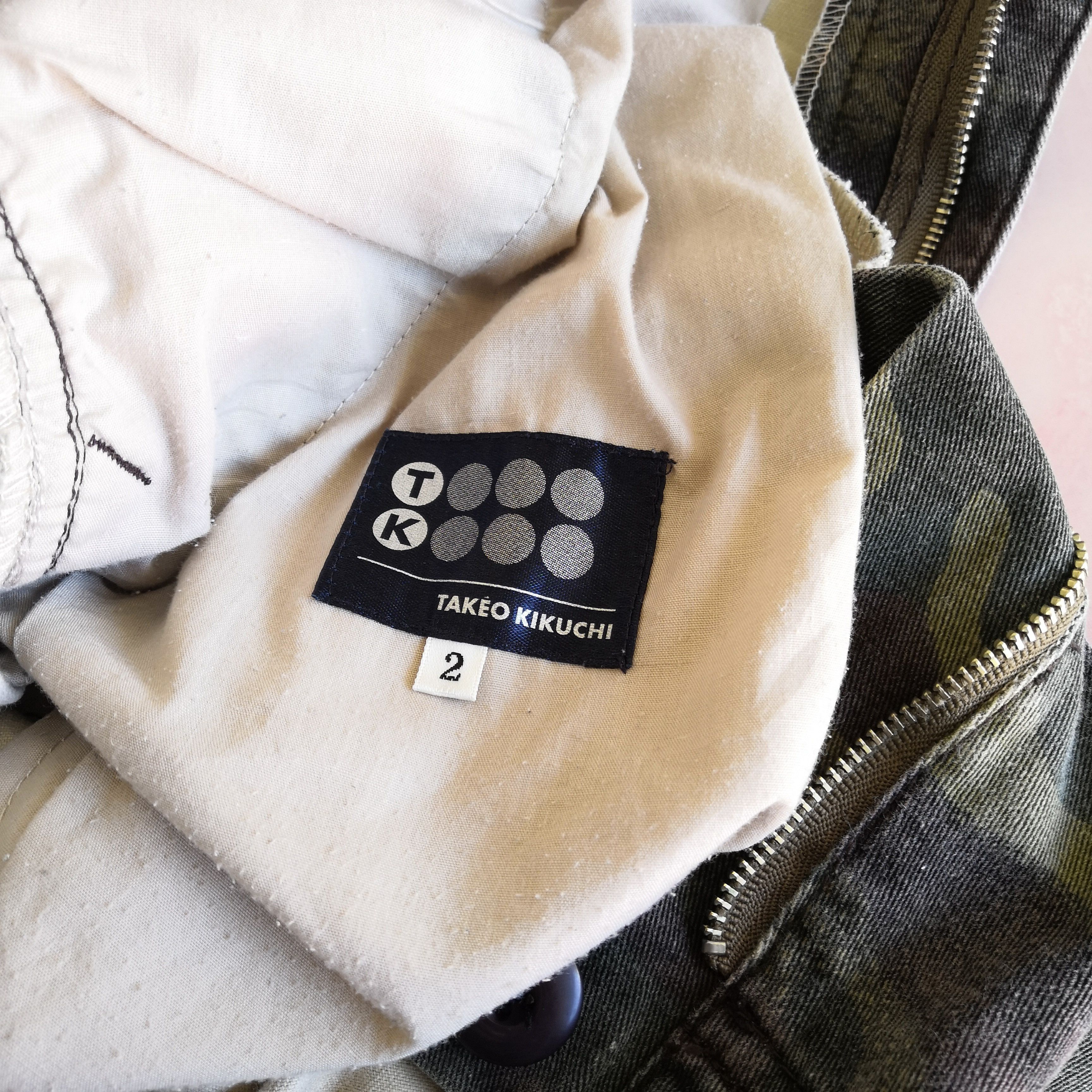 Japanese Brand × Takeo Kikuchi × Vintage Takeo Kikuchi Cargo Pants Camouflage Japanese Multi Pocket Size US 30 / EU 46 - 8 Thumbnail