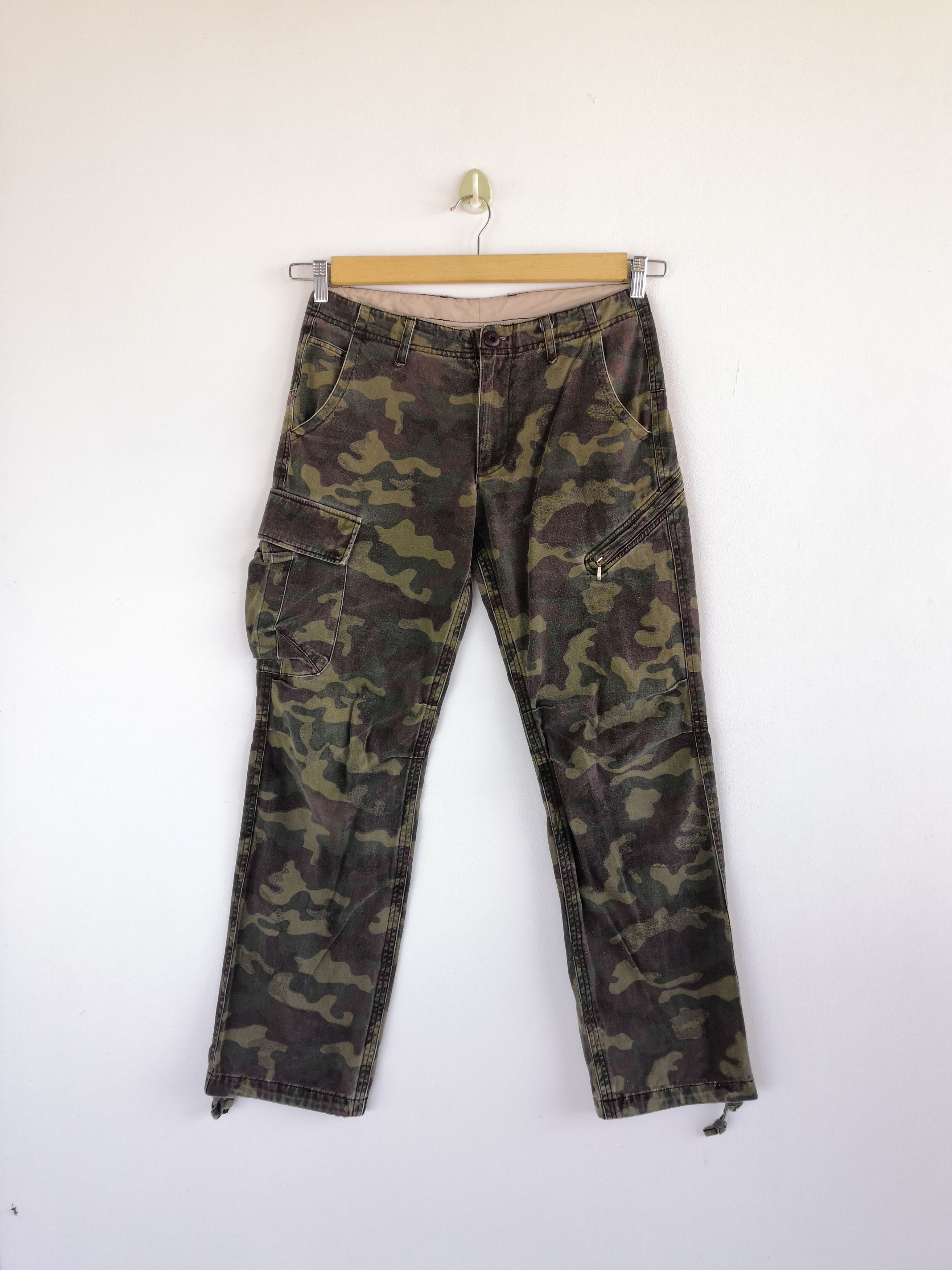 Japanese Brand × Takeo Kikuchi × Vintage Takeo Kikuchi Cargo Pants Camouflage Japanese Multi Pocket Size US 30 / EU 46 - 1 Thumbnail