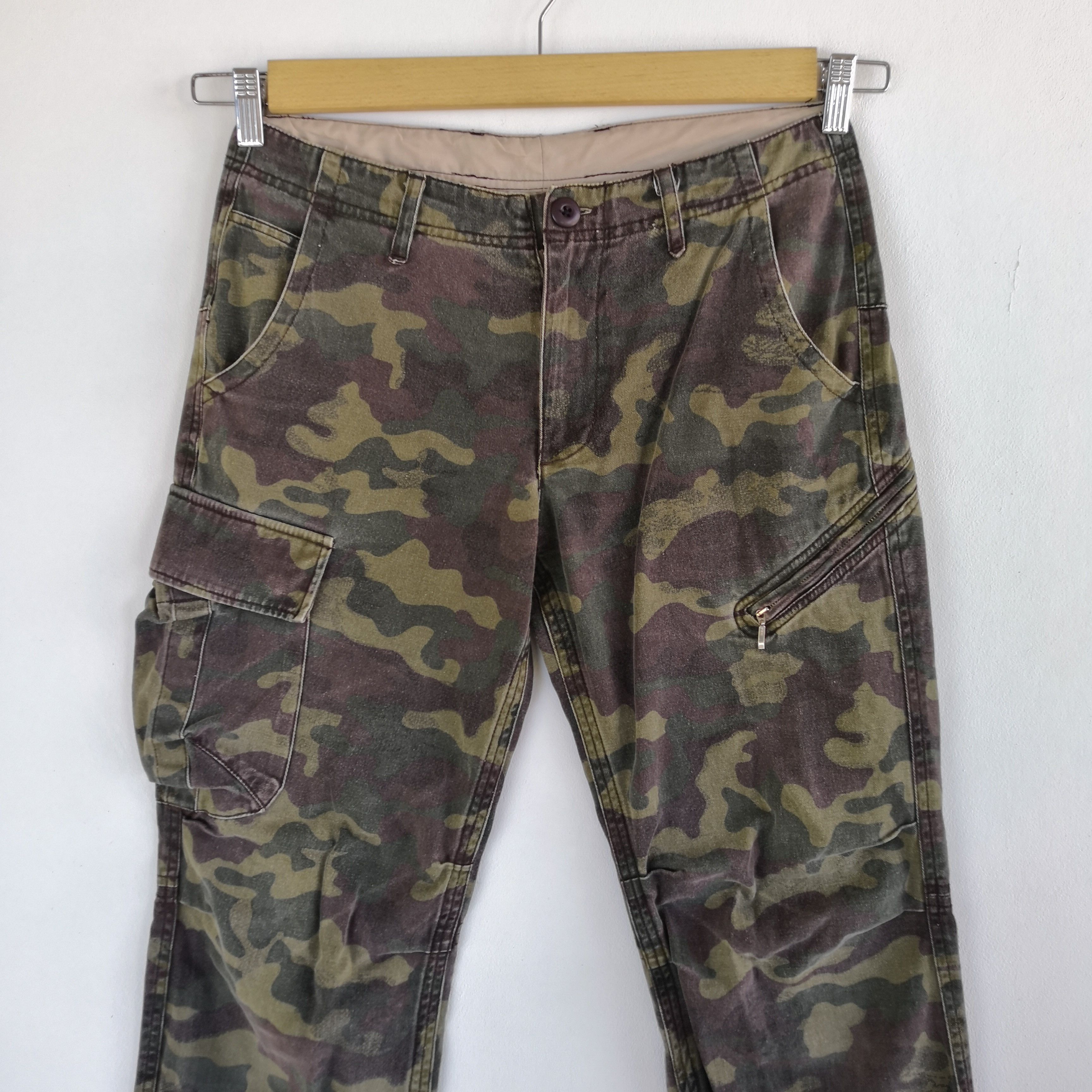 Japanese Brand × Takeo Kikuchi × Vintage Takeo Kikuchi Cargo Pants Camouflage Japanese Multi Pocket Size US 30 / EU 46 - 4 Thumbnail