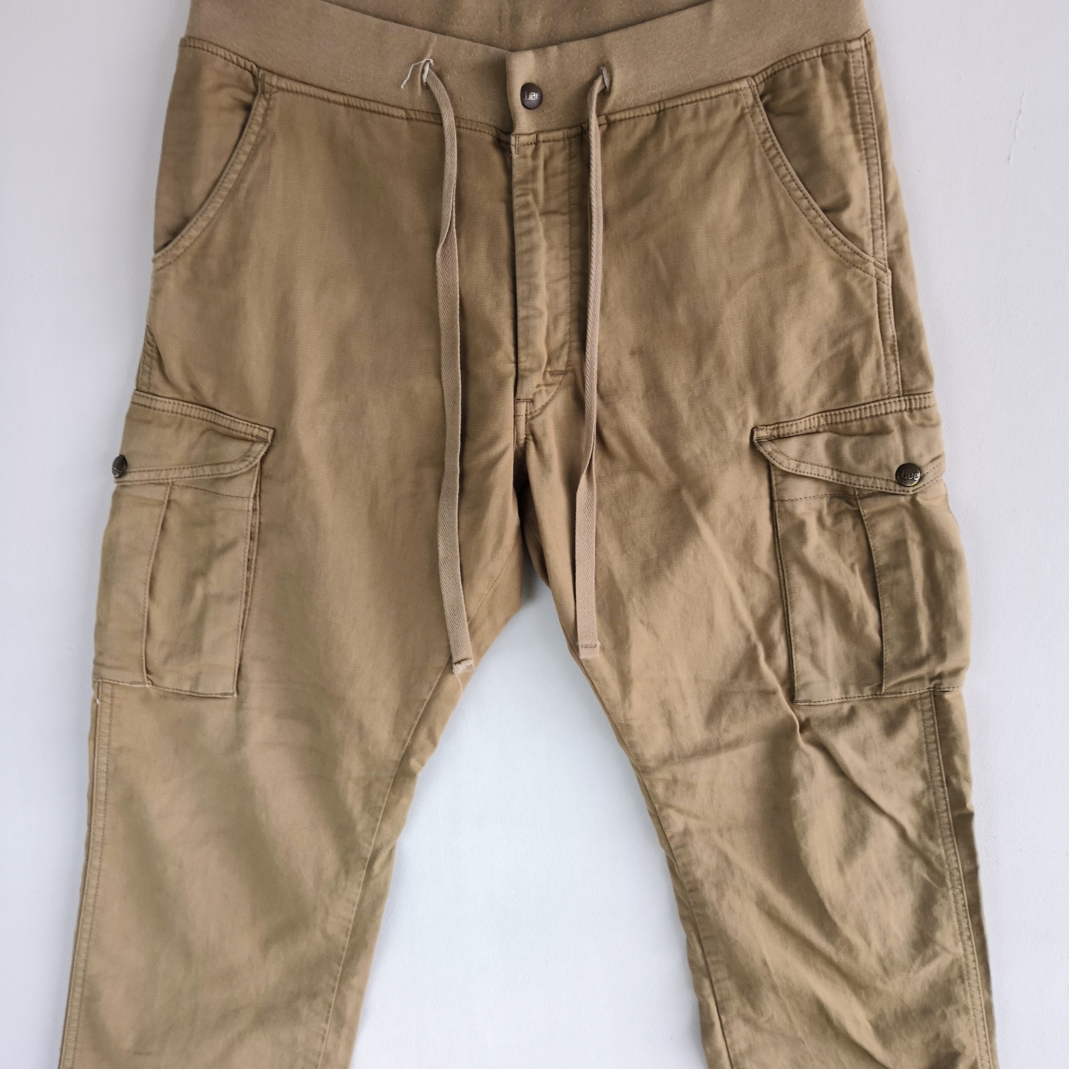 Japanese Brand × Vintage Vintage Lee Cargo Pants Multi Pocket Bondage Trousers Size US 34 / EU 50 - 3 Thumbnail