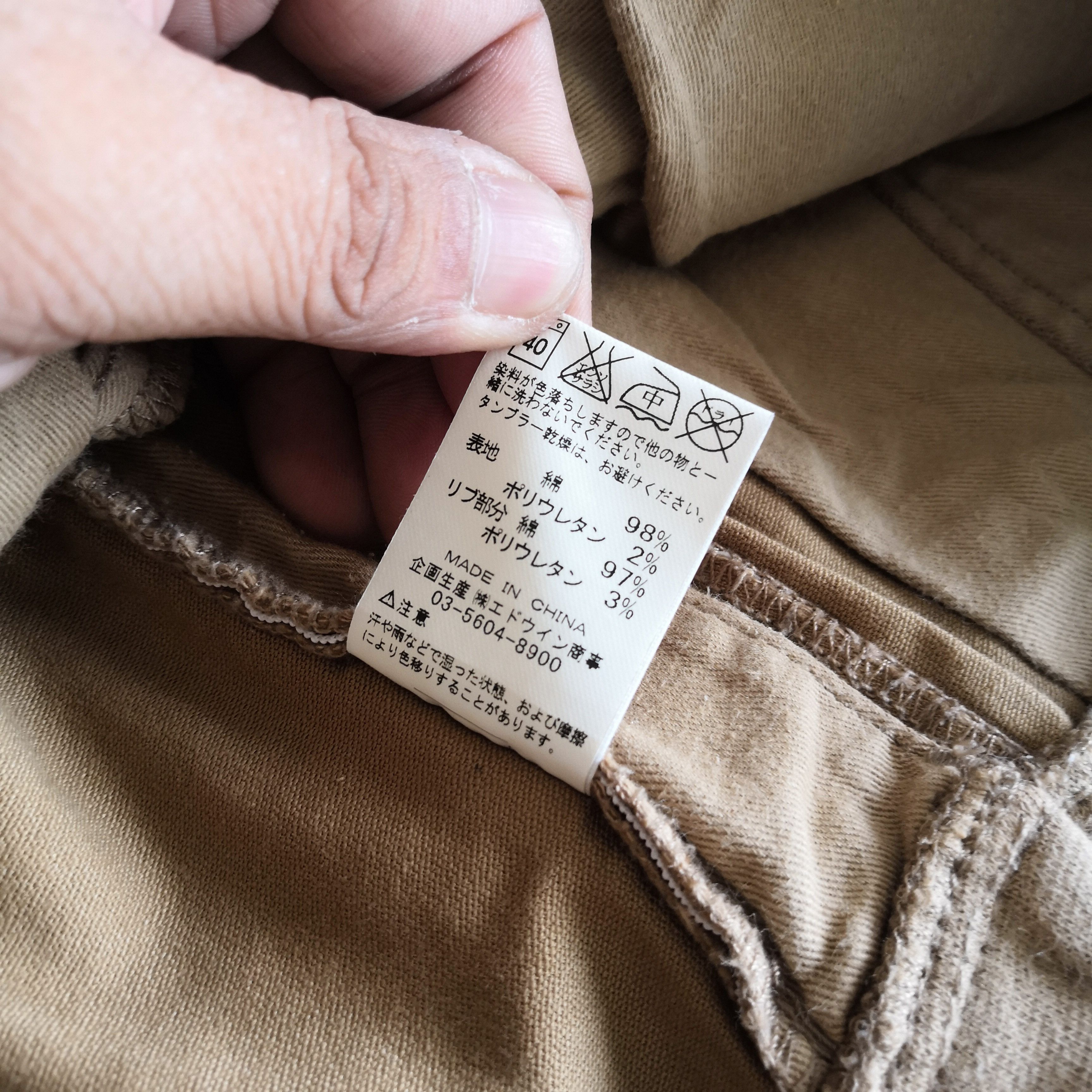 Japanese Brand × Vintage Vintage Lee Cargo Pants Multi Pocket Bondage Trousers Size US 34 / EU 50 - 7 Thumbnail