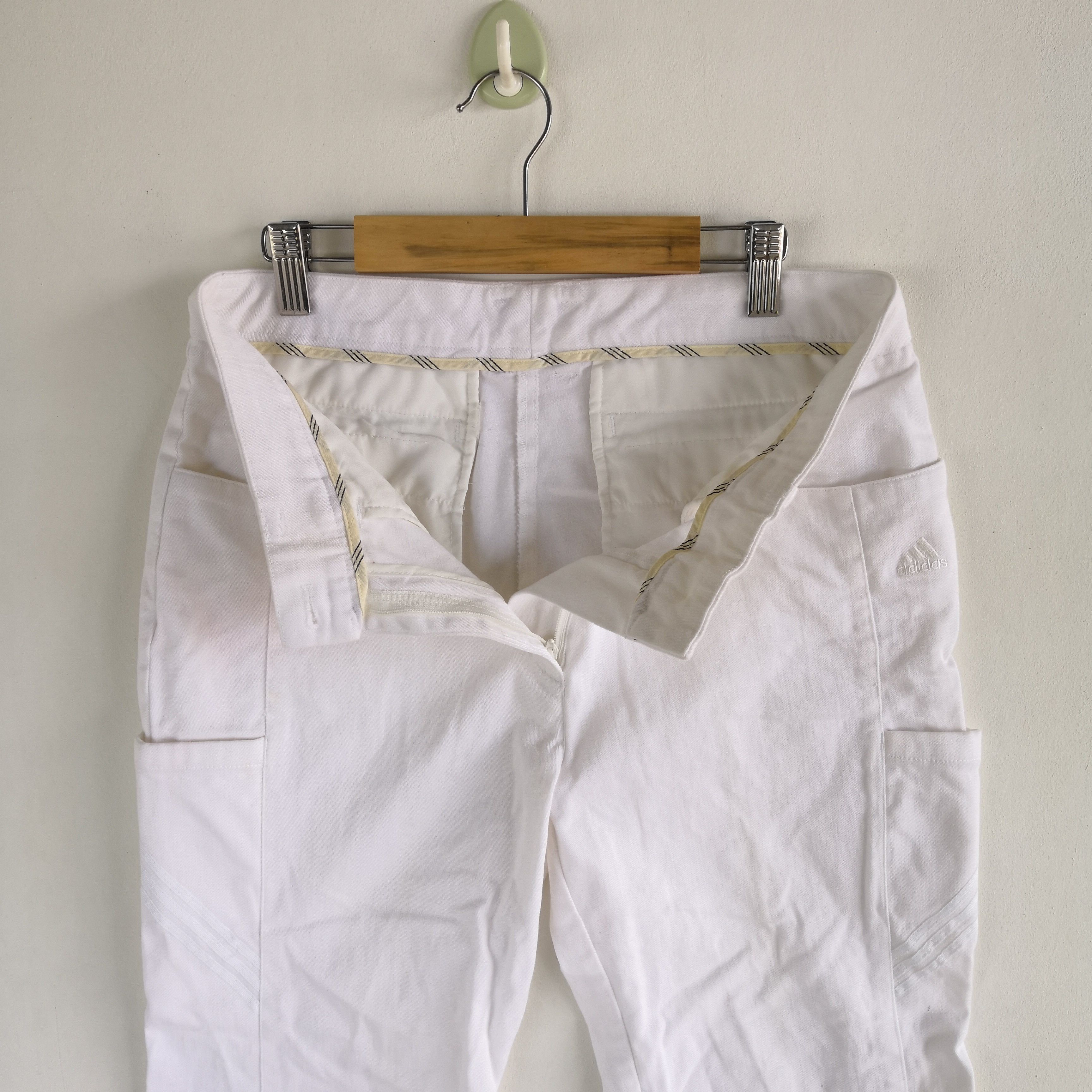 Japanese Brand × Vintage Adidas Cargo Pants Multi Pocket Adidas Tennis Trousers Size 28" / US 6 / IT 42 - 8 Thumbnail