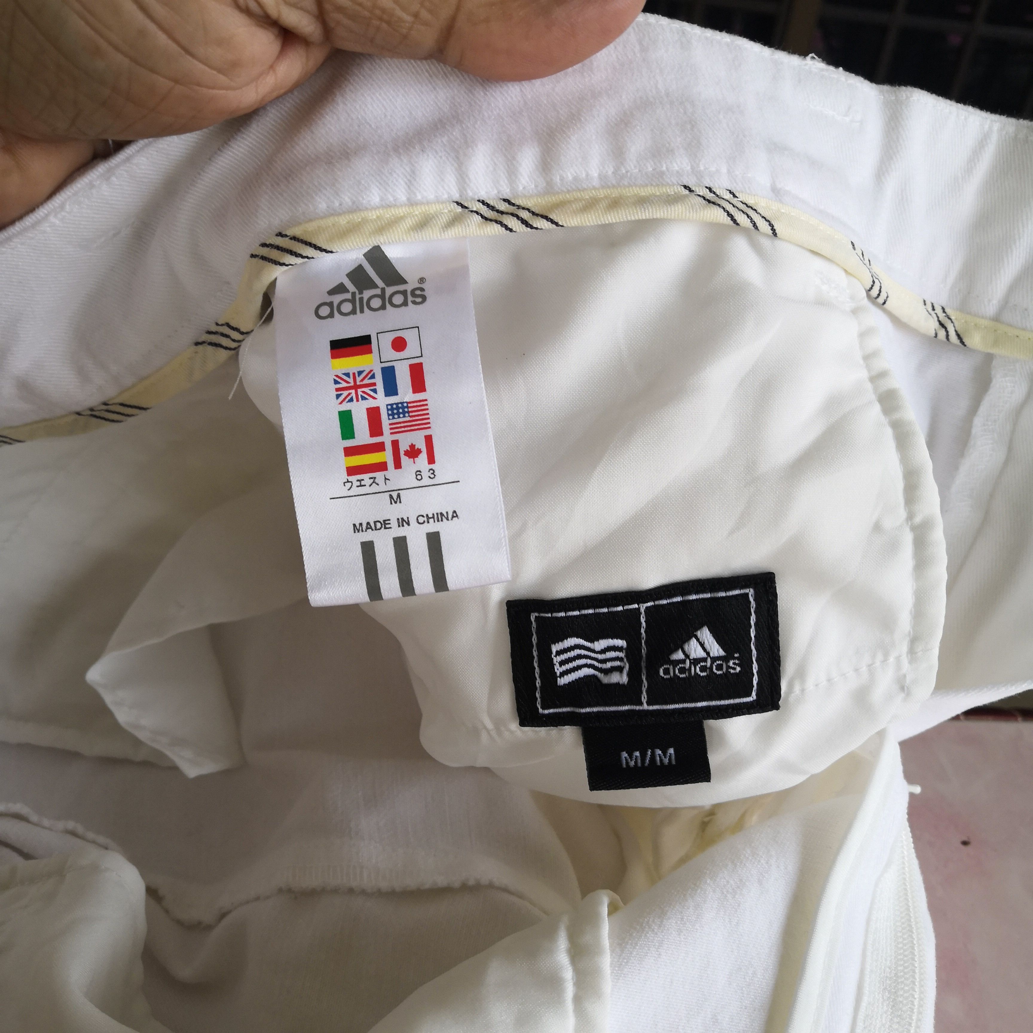 Japanese Brand × Vintage Adidas Cargo Pants Multi Pocket Adidas Tennis Trousers Size 28" / US 6 / IT 42 - 9 Thumbnail