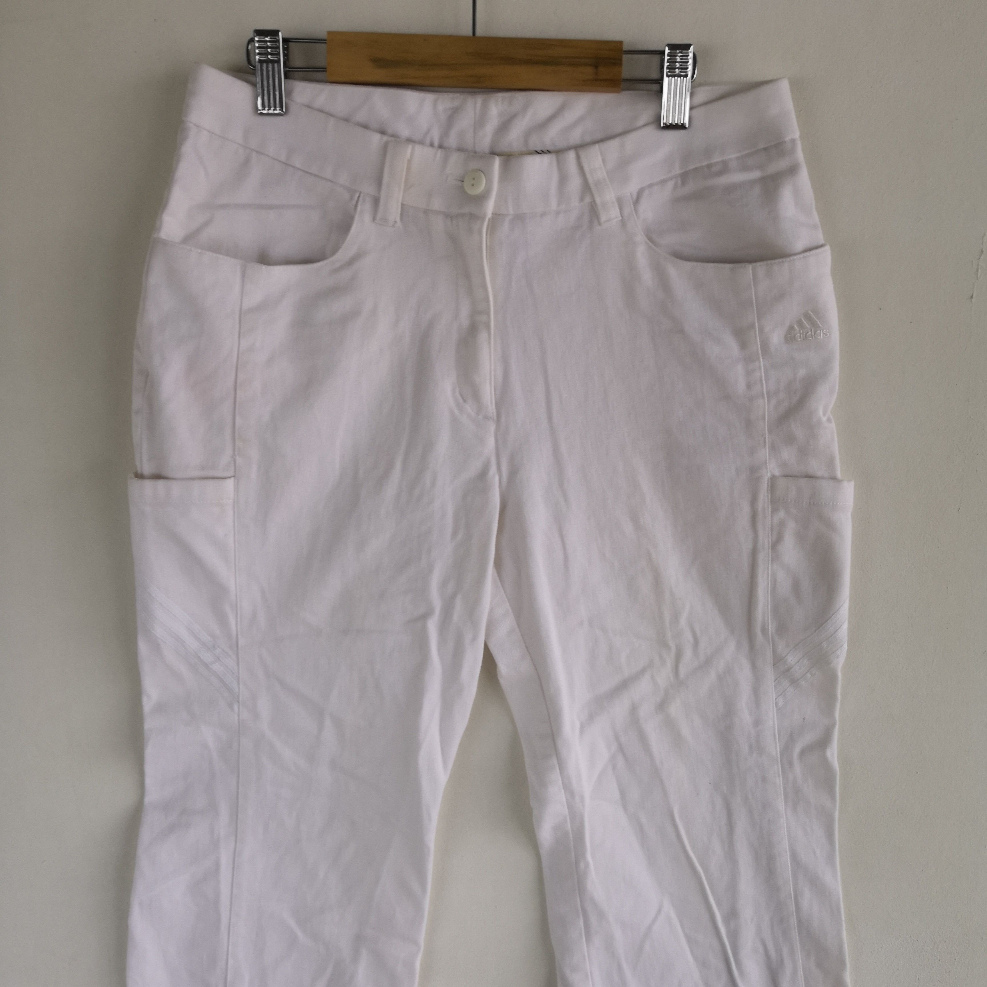 Japanese Brand × Vintage Adidas Cargo Pants Multi Pocket Adidas Tennis Trousers Size 28" / US 6 / IT 42 - 3 Thumbnail