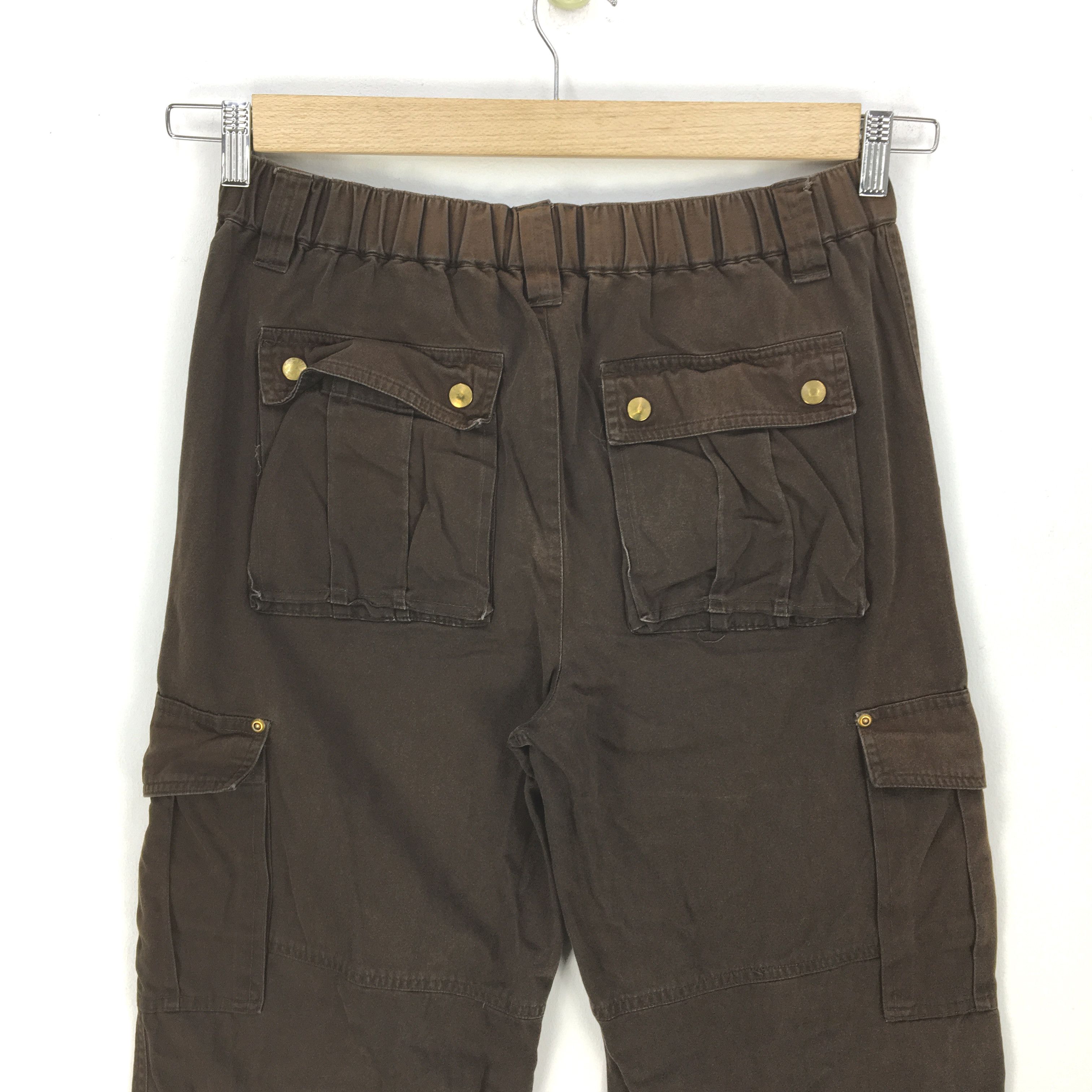 Japanese Brand × Vintage Japanese Cargo Pants Multi Pocket Bondage Trousers Size US 30 / EU 46 - 4 Thumbnail