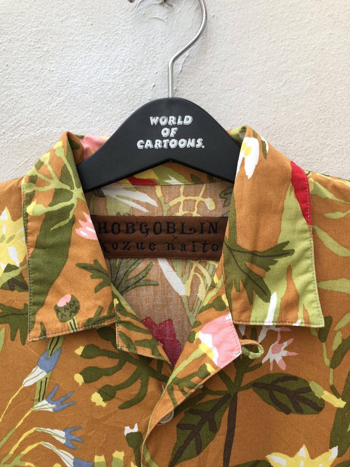 Vintage Vintage Kozue Naito HobGoblin Japan Flower LS Hawaiian Shirt Size US M / EU 48-50 / 2 - 8 Thumbnail
