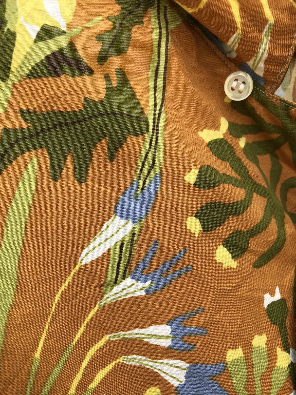 Vintage Vintage Kozue Naito HobGoblin Japan Flower LS Hawaiian Shirt Size US M / EU 48-50 / 2 - 9 Thumbnail