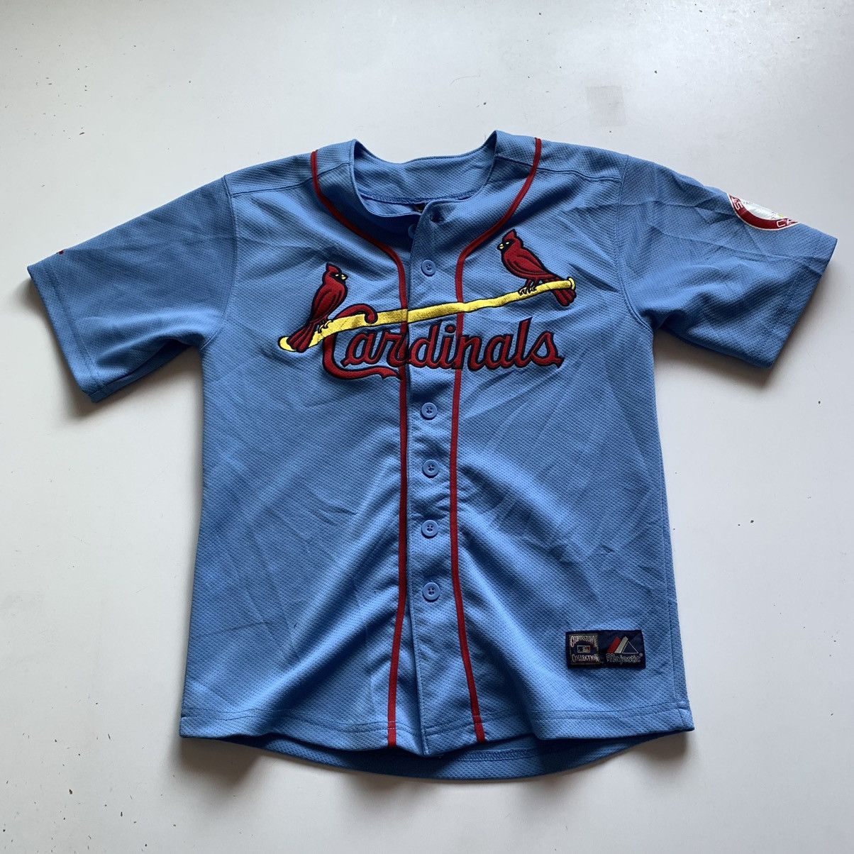 MLB × Vintage Vintage St. Louis Cardinals MLB Majestic Baseball Jersey XS Size US XS / EU 42 / 0 - 1 Thumbnail