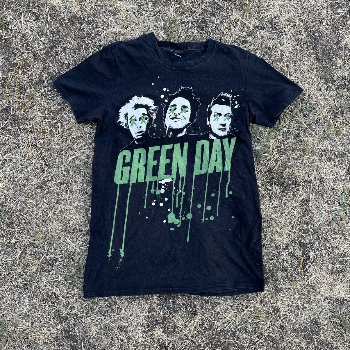 Vintage Vintage Y2K Green Day Graphic Band Tee Black Small Grunge Size US S / EU 44-46 / 1 - 2 Thumbnail