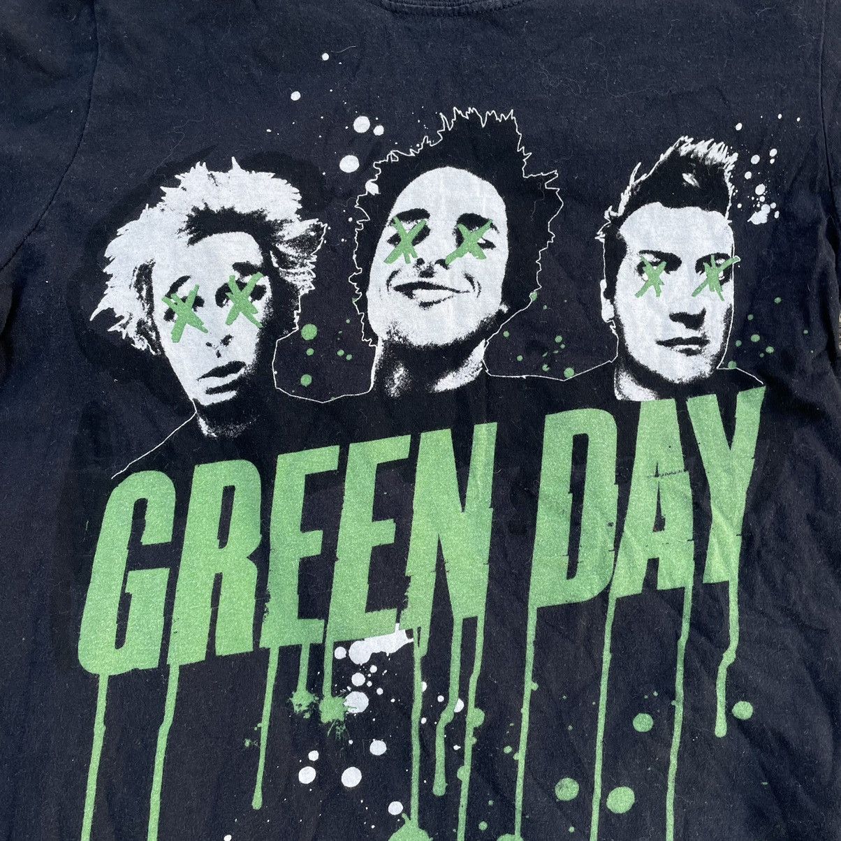 Vintage Vintage Y2K Green Day Graphic Band Tee Black Small Grunge Size US S / EU 44-46 / 1 - 5 Thumbnail