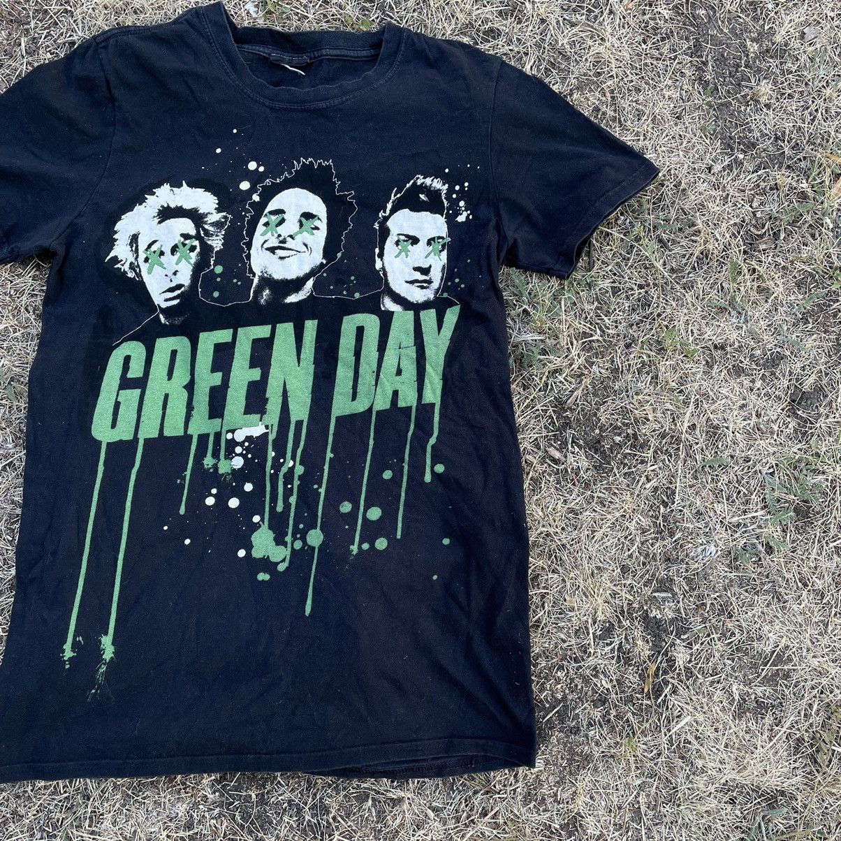 Vintage Vintage Y2K Green Day Graphic Band Tee Black Small Grunge Size US S / EU 44-46 / 1 - 3 Thumbnail