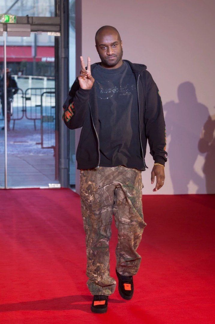 image of Real Tree Print Baggy Pant Seen On Virgil Abloh in Camo, Men's (Size 33)