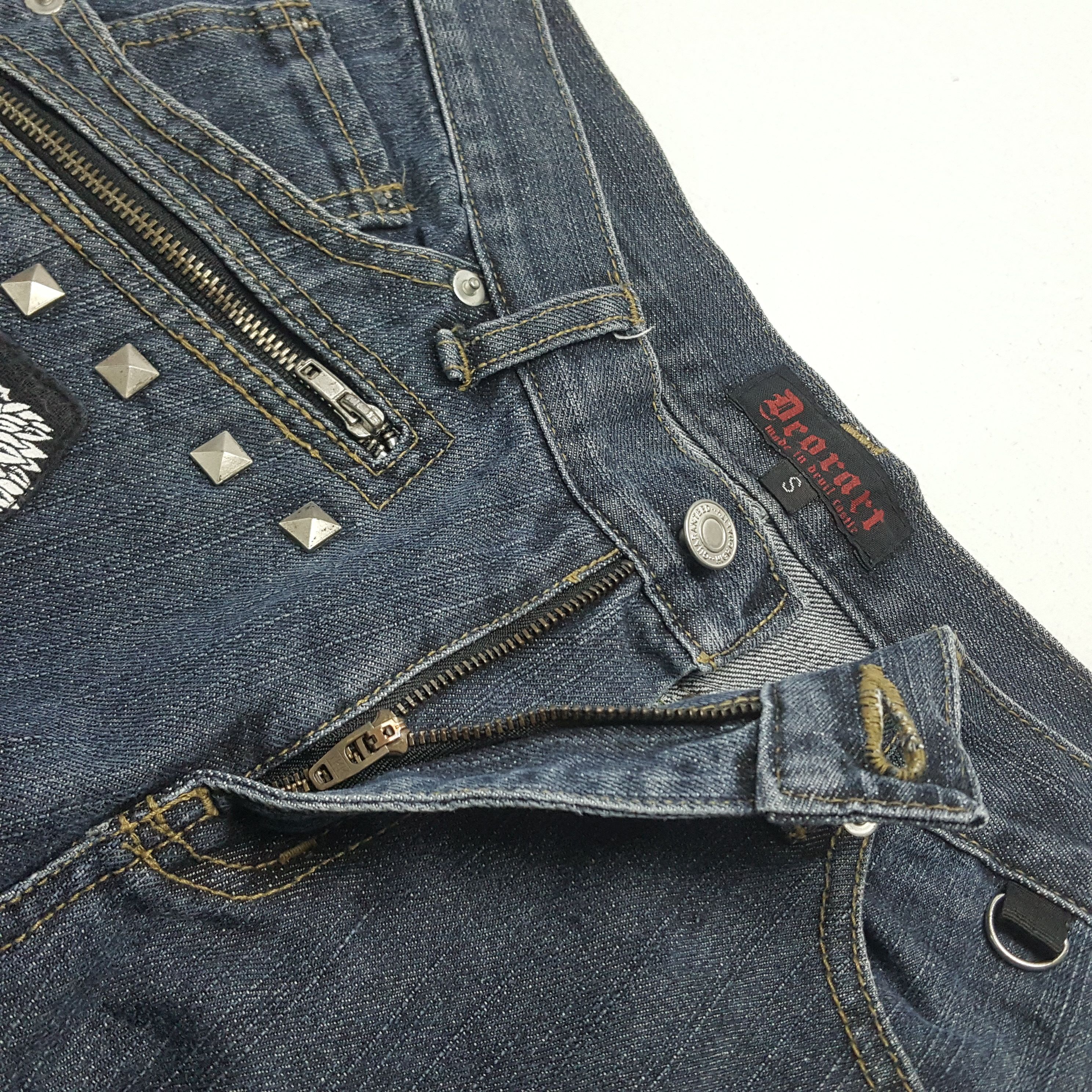 Japanese Brand × Vintage Vintage Drorart Japanese Brand Punk Style Jeans Size US 29 - 9 Thumbnail