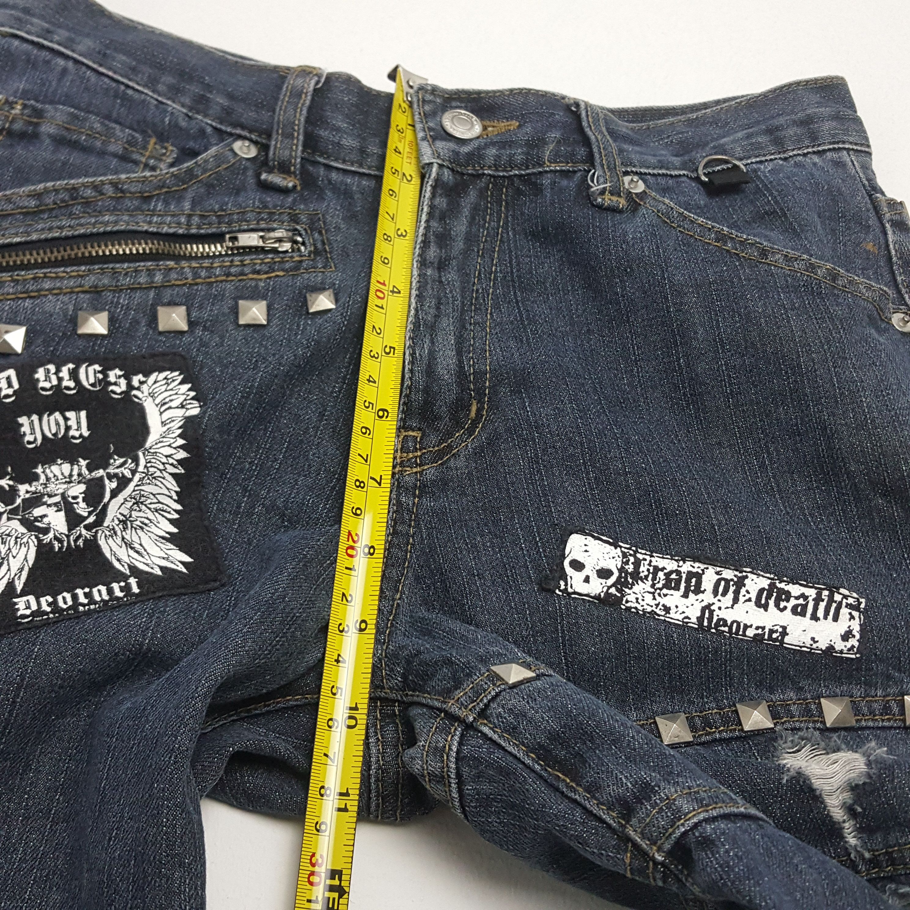 Japanese Brand × Vintage Vintage Drorart Japanese Brand Punk Style Jeans Size US 29 - 11 Thumbnail