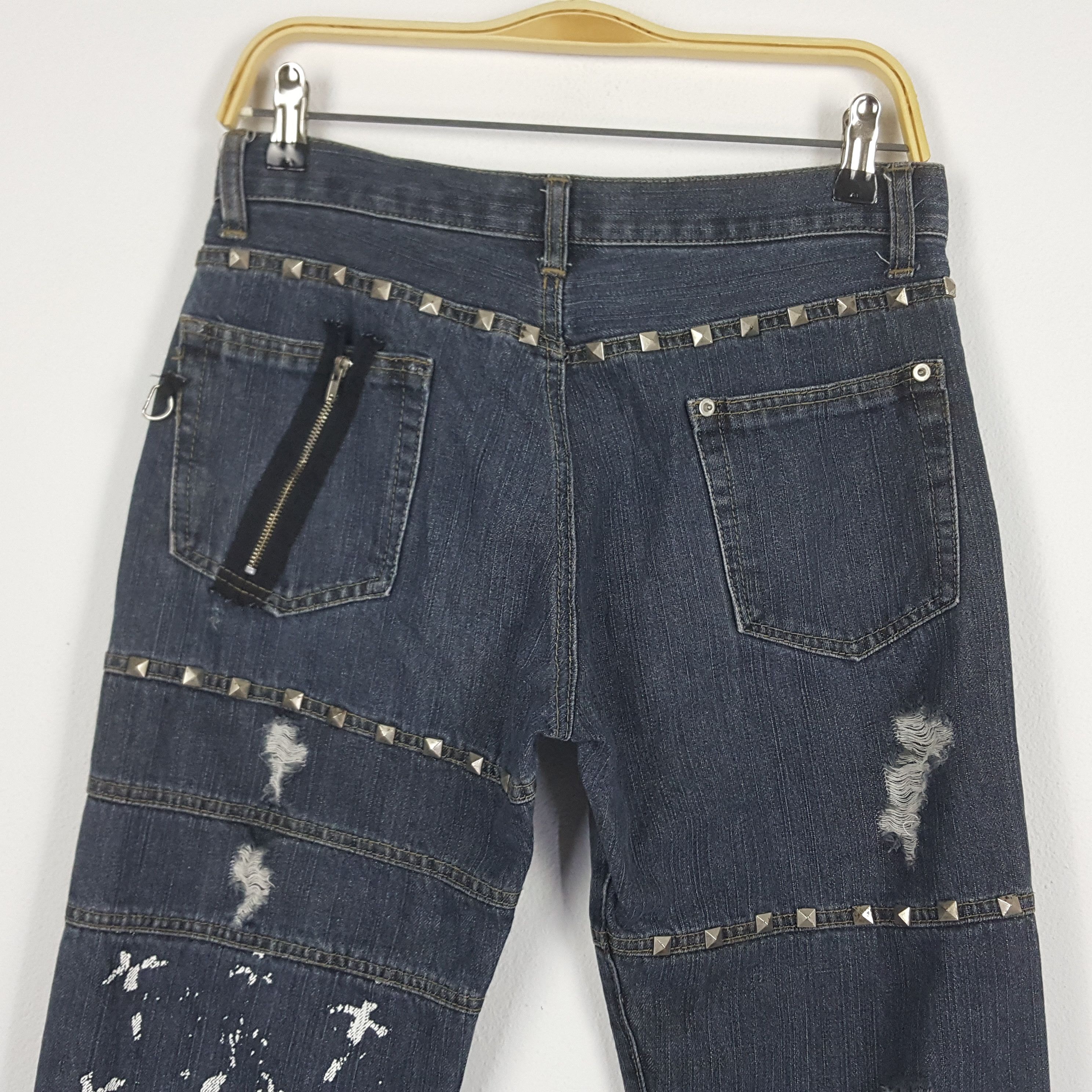 Japanese Brand × Vintage Vintage Drorart Japanese Brand Punk Style Jeans Size US 29 - 8 Thumbnail