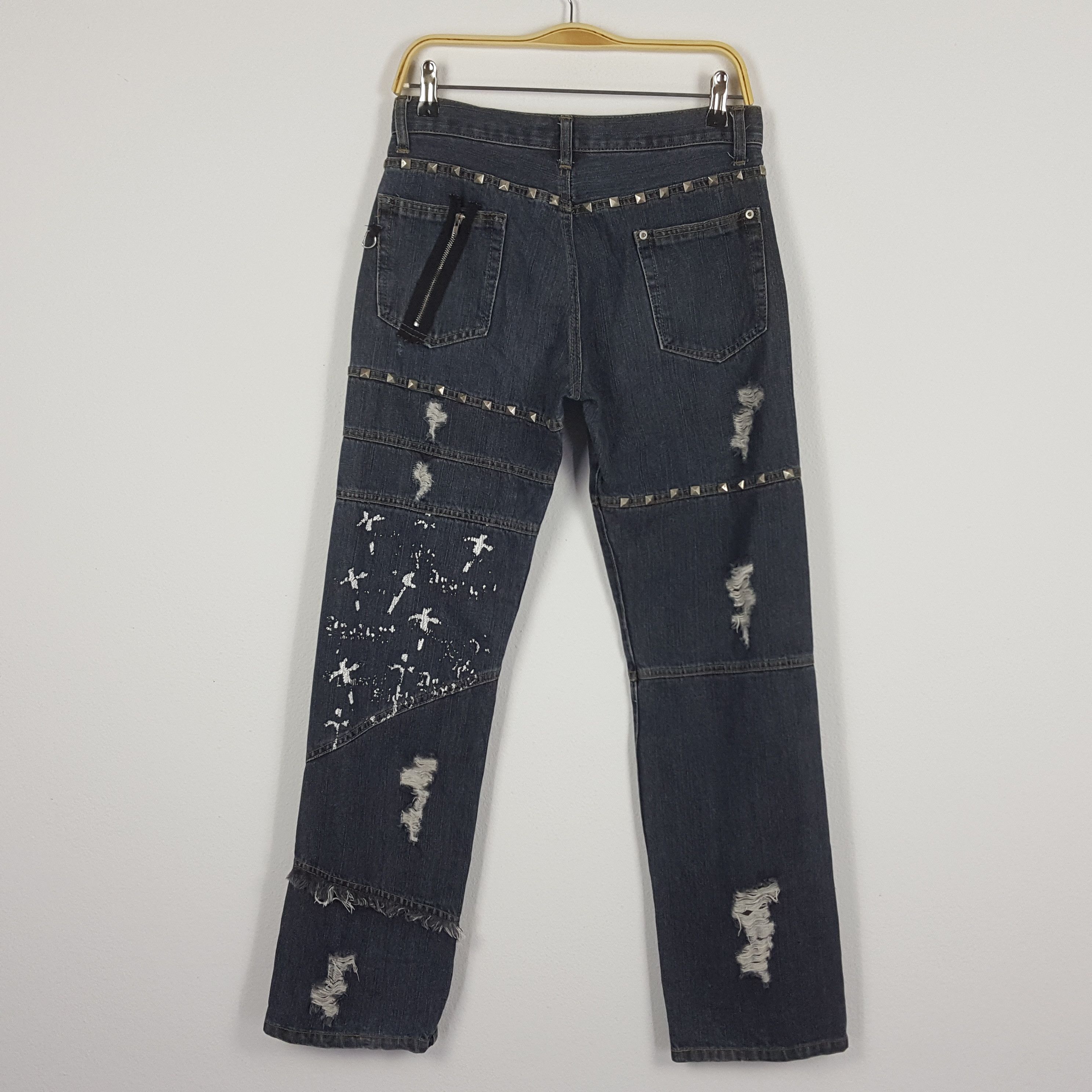 Japanese Brand × Vintage Vintage Drorart Japanese Brand Punk Style Jeans Size US 29 - 4 Thumbnail