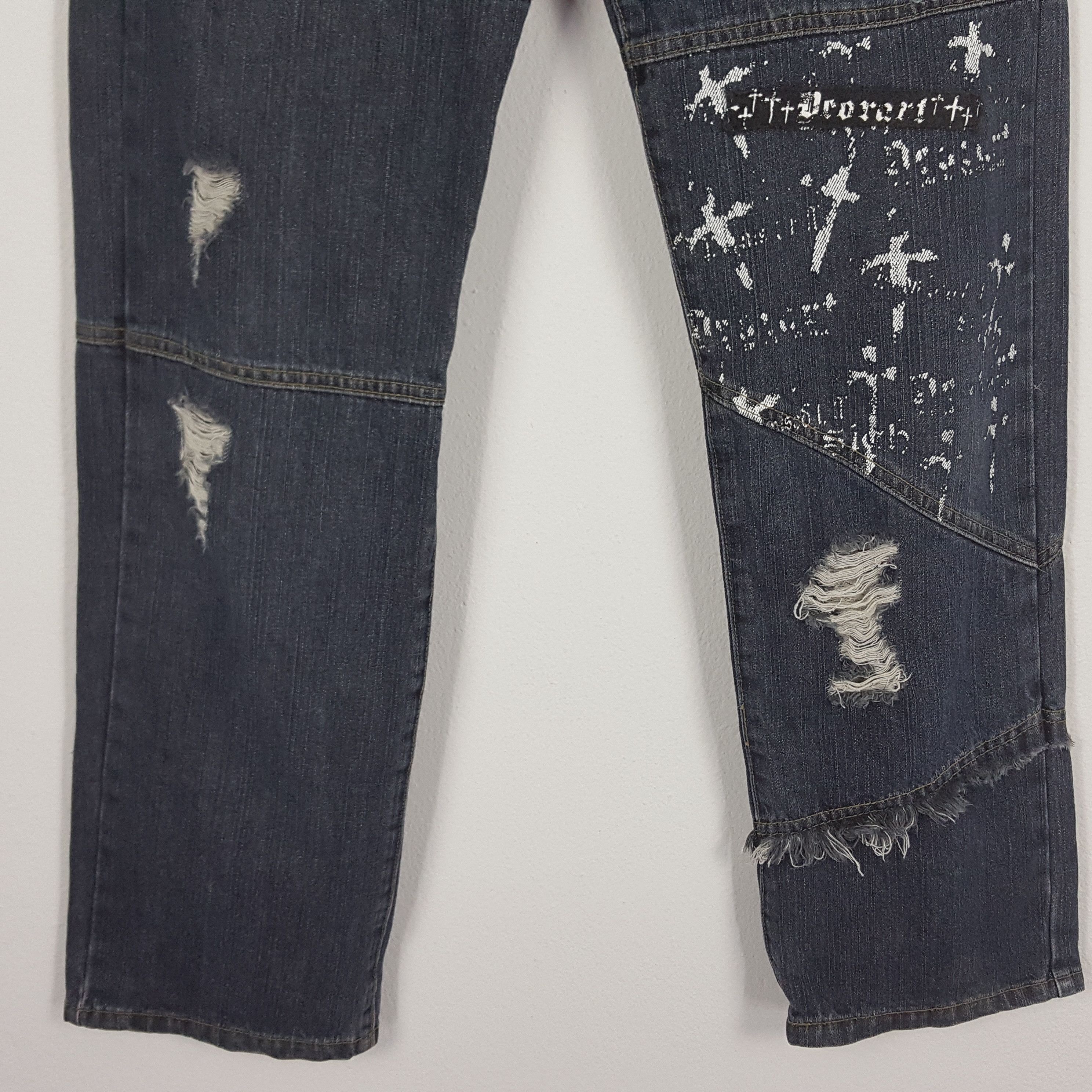 Japanese Brand × Vintage Vintage Drorart Japanese Brand Punk Style Jeans Size US 29 - 6 Thumbnail