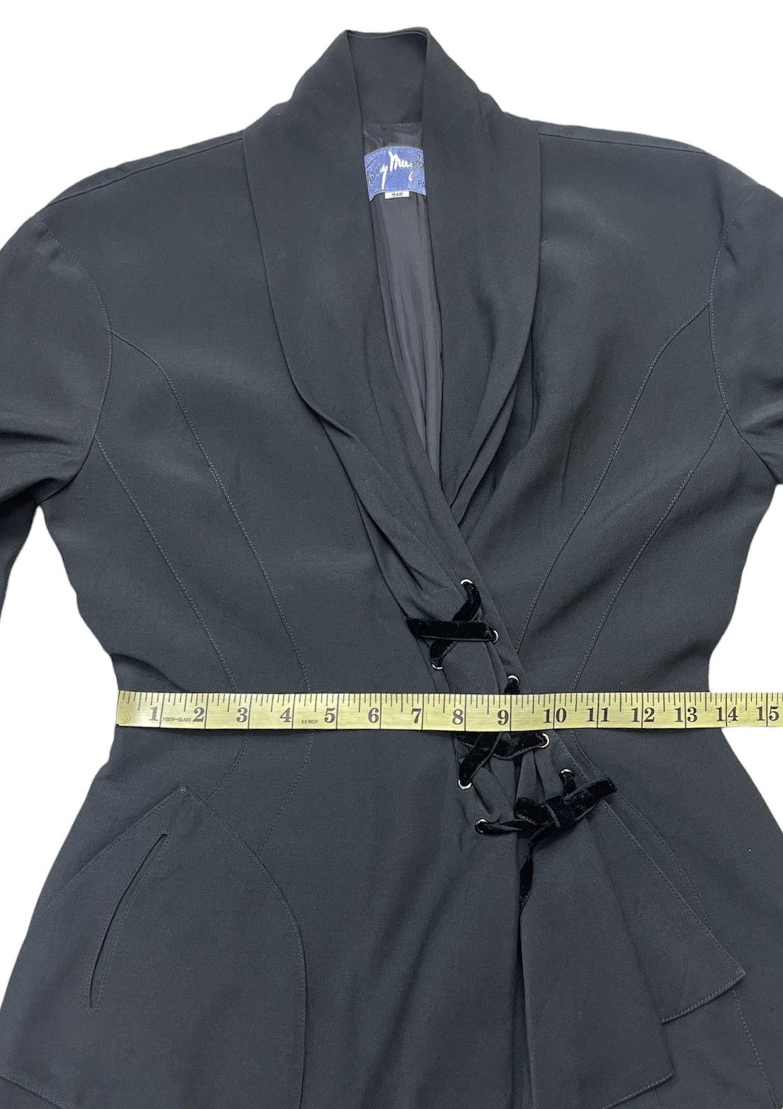 Mugler Vintage Thierry Mugler Rayon Asymmetric Jacket Size US S / EU 44-46 / 1 - 10 Thumbnail
