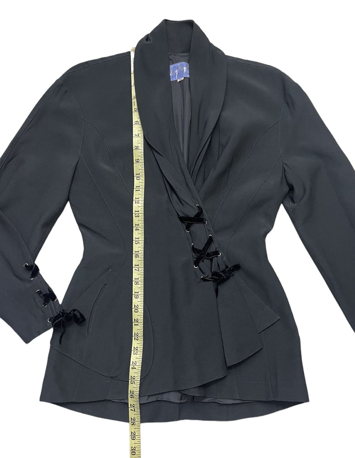 Mugler Vintage Thierry Mugler Rayon Asymmetric Jacket Size US S / EU 44-46 / 1 - 7 Thumbnail