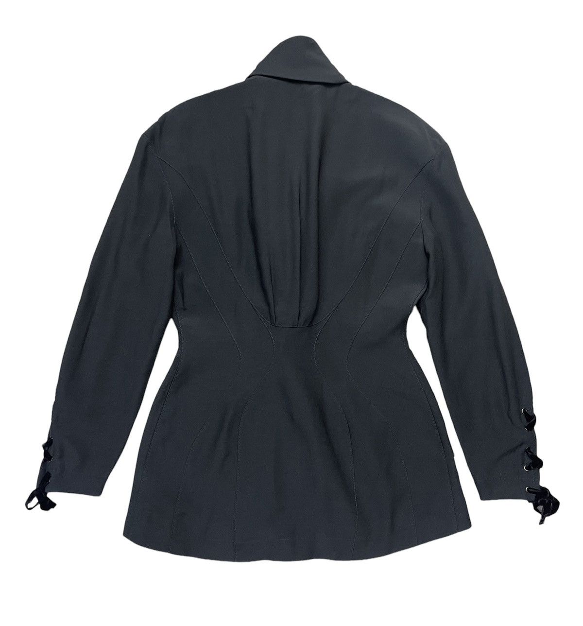 Mugler Vintage Thierry Mugler Rayon Asymmetric Jacket Size US S / EU 44-46 / 1 - 5 Thumbnail