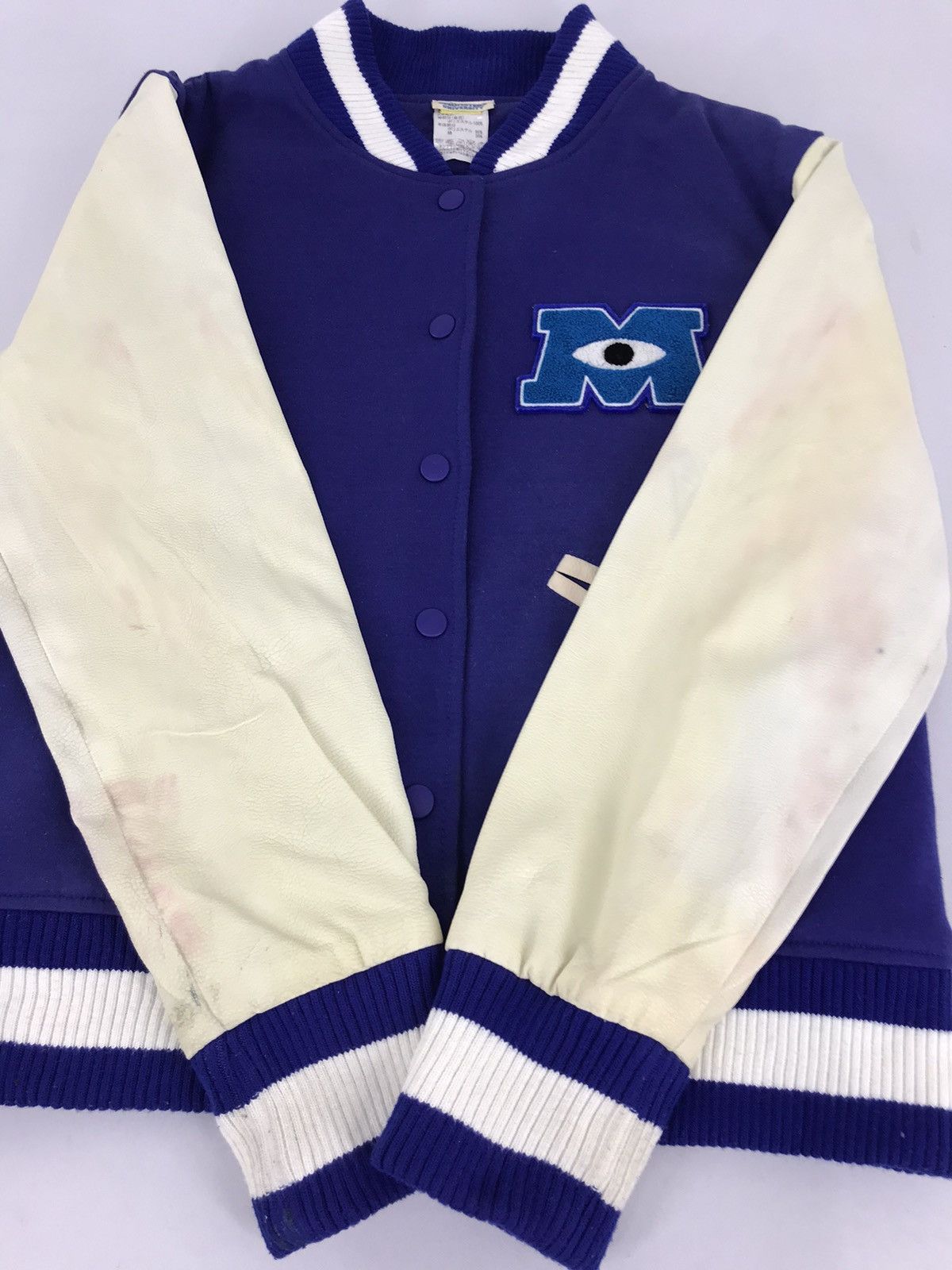Cartoon Network × Japanese Brand Monster University Varsity Jacket Wool Disney Anime Size US S / EU 44-46 / 1 - 2 Thumbnail