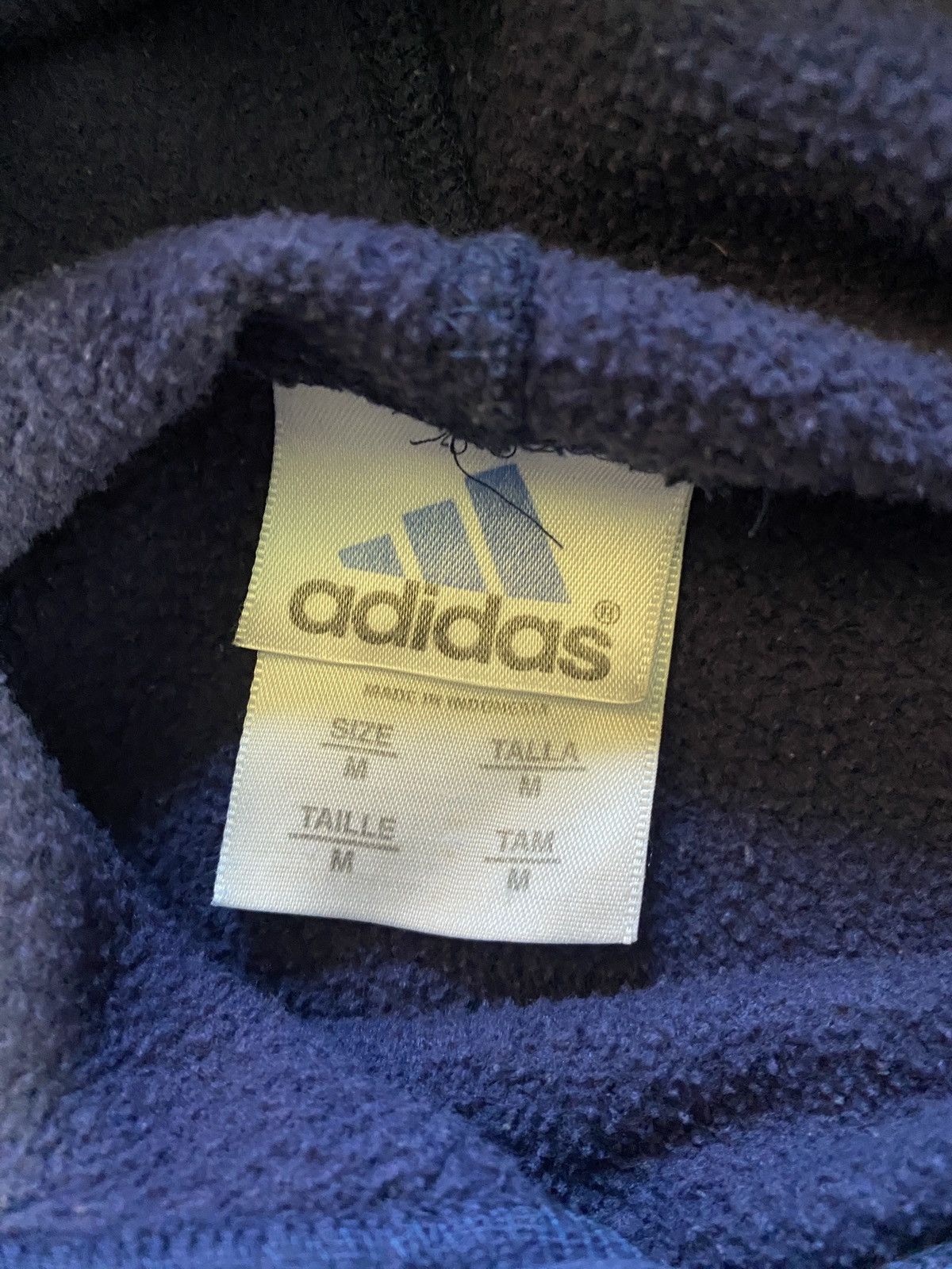 Adidas Vintage ‘01 Adidas Distressed Raglan Hoodie Sweatshirt Size US M / EU 48-50 / 2 - 9 Thumbnail