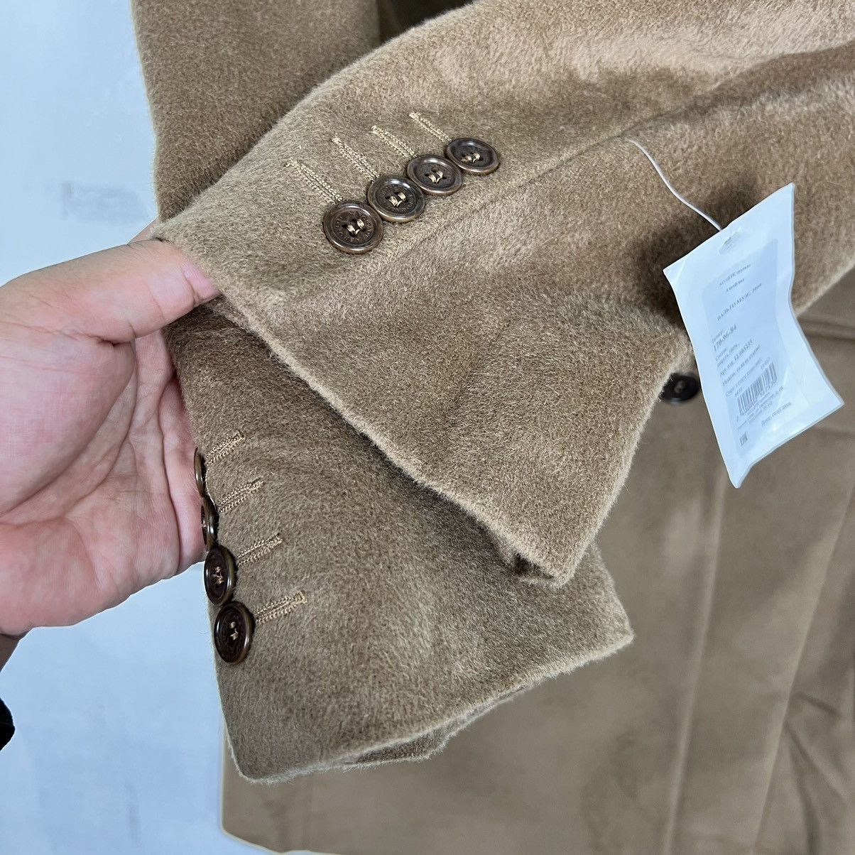 Designer 💥 AEROFLOT BUNAKOVA & HOKHLOFF CASHMERE COAT Size US M / EU 48-50 / 2 - 11 Thumbnail