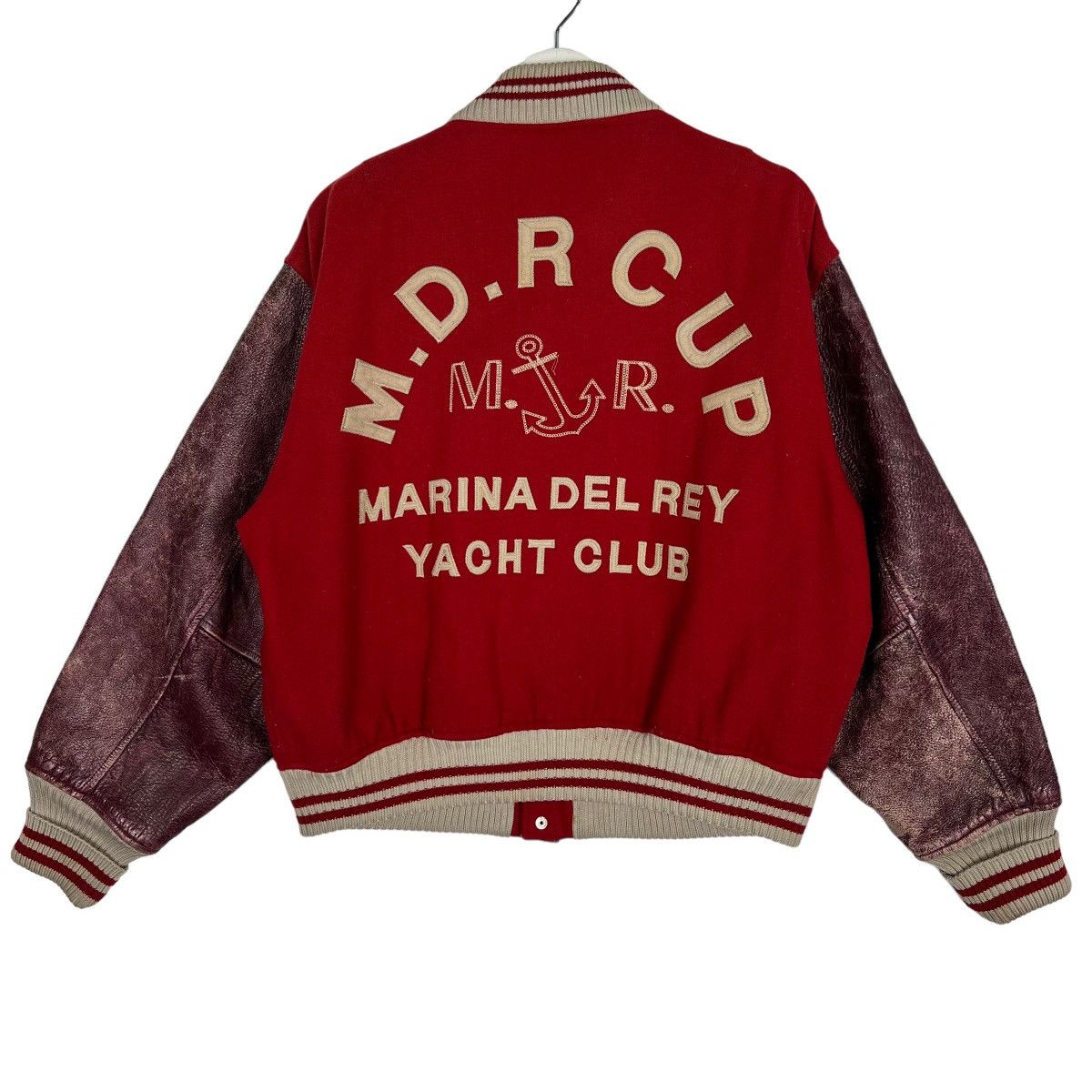 Japanese Brand 🔥 VINTAGE MARINA DELREY VARSITY STADIUM JACKET Size US M / EU 48-50 / 2 - 1 Thumbnail