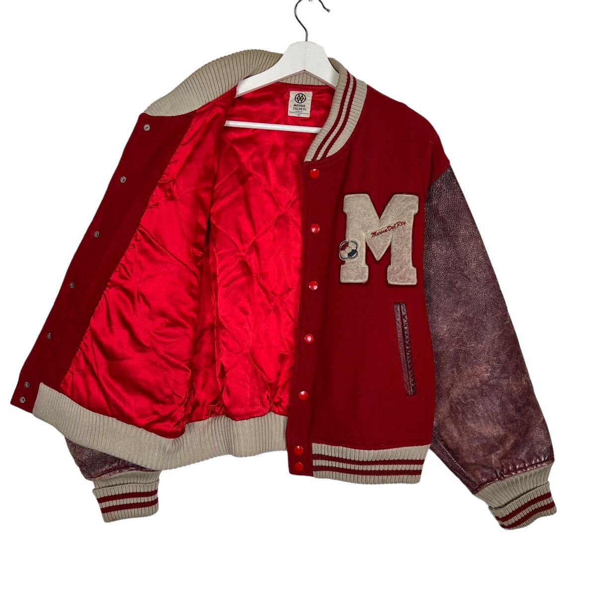 Japanese Brand 🔥 VINTAGE MARINA DELREY VARSITY STADIUM JACKET Size US M / EU 48-50 / 2 - 6 Thumbnail