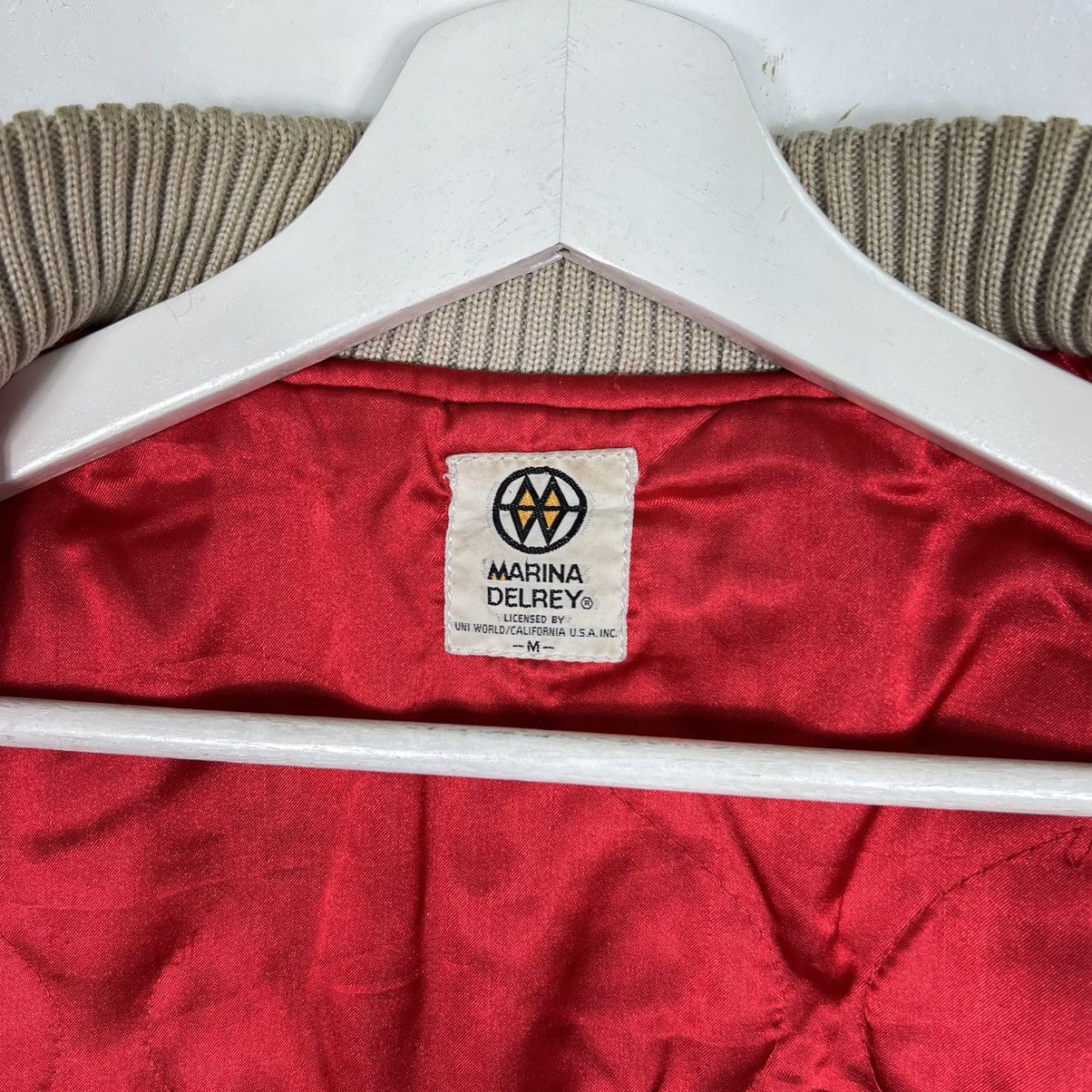 Japanese Brand 🔥 VINTAGE MARINA DELREY VARSITY STADIUM JACKET Size US M / EU 48-50 / 2 - 9 Thumbnail