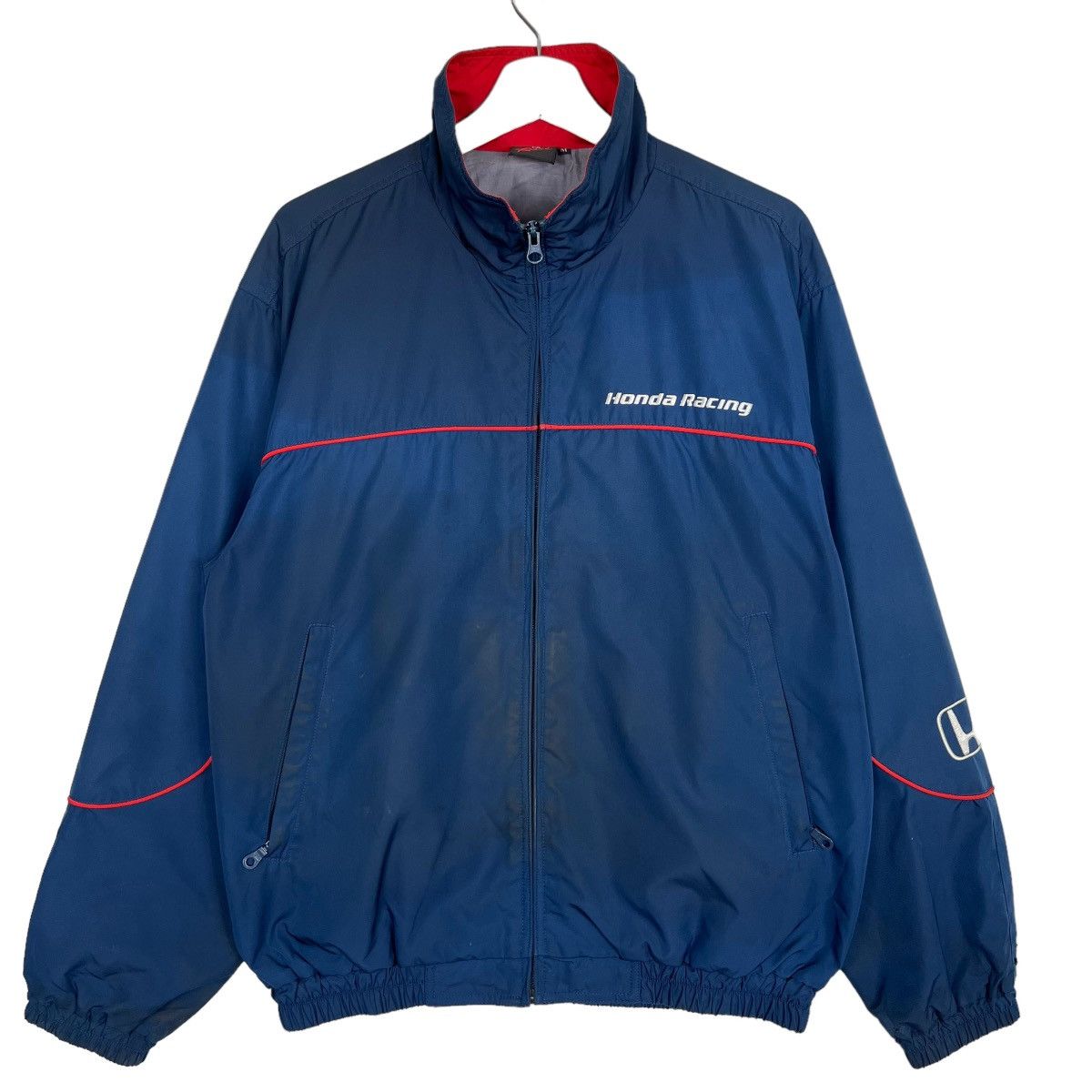 Handmade 🔥 VINTAGE HONDA BORN TO RACE TEAM Size US M / EU 48-50 / 2 - 2 Thumbnail