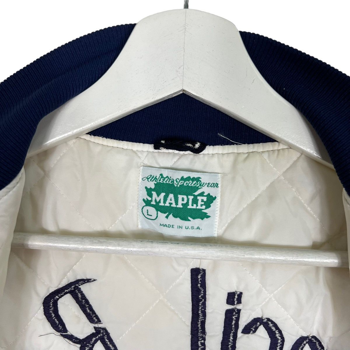 Vintage 🔥 VINTAGE MAPLE STADIUM BOMBER JACKET MADE IN USA Size US L / EU 52-54 / 3 - 8 Thumbnail
