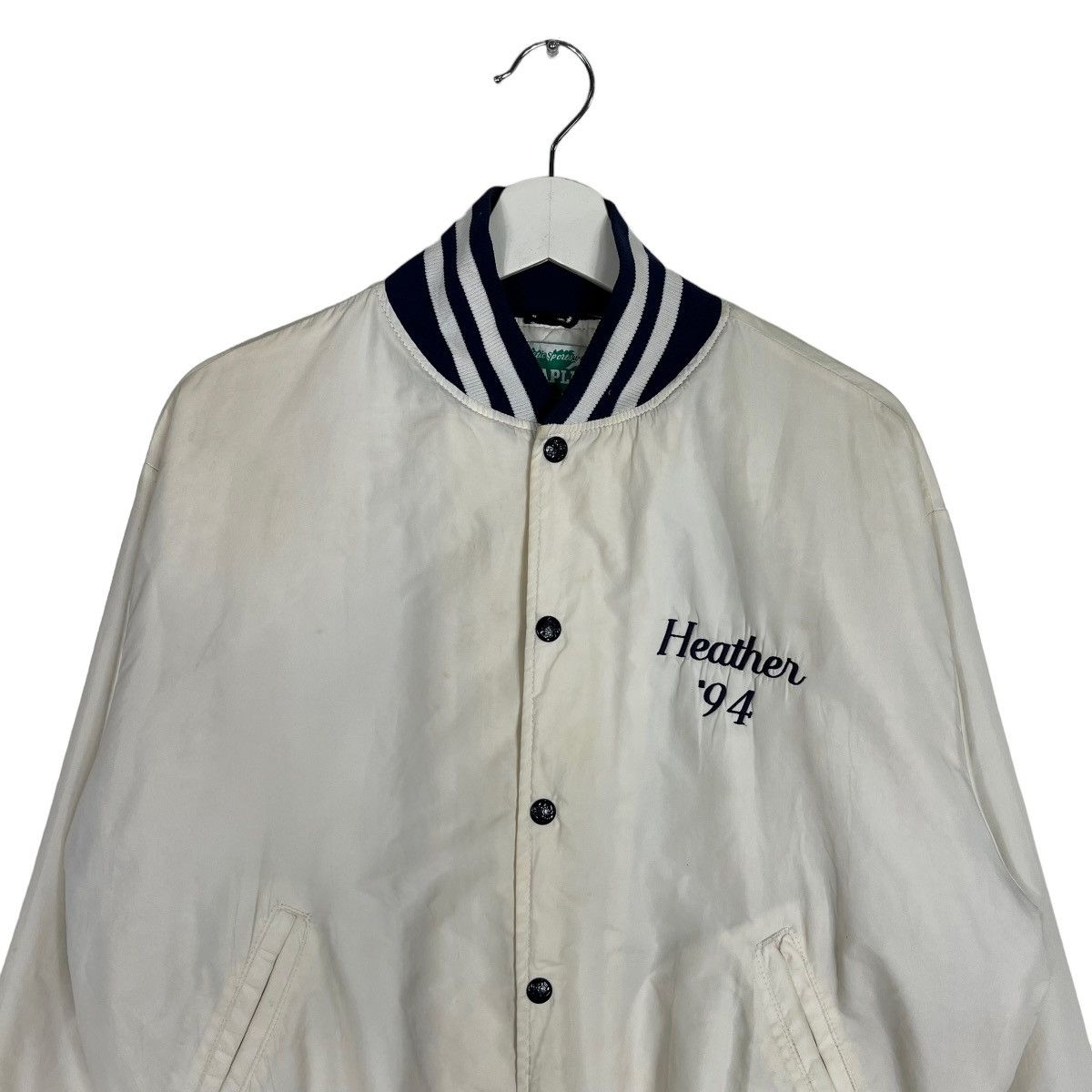 Vintage 🔥 VINTAGE MAPLE STADIUM BOMBER JACKET MADE IN USA Size US L / EU 52-54 / 3 - 4 Thumbnail